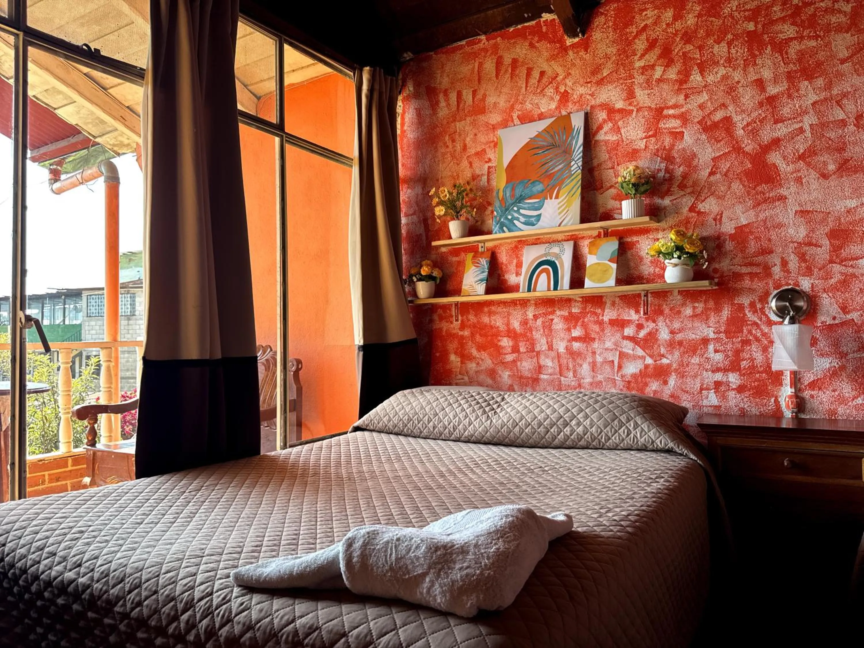 Bed in Hotel Hanna Resort