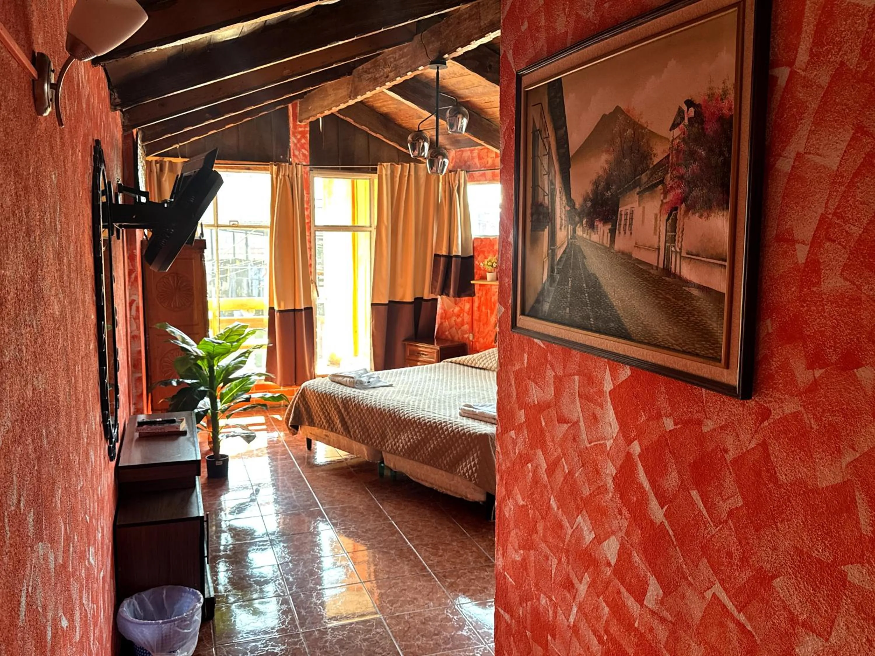 Bed in Hotel Hanna Resort