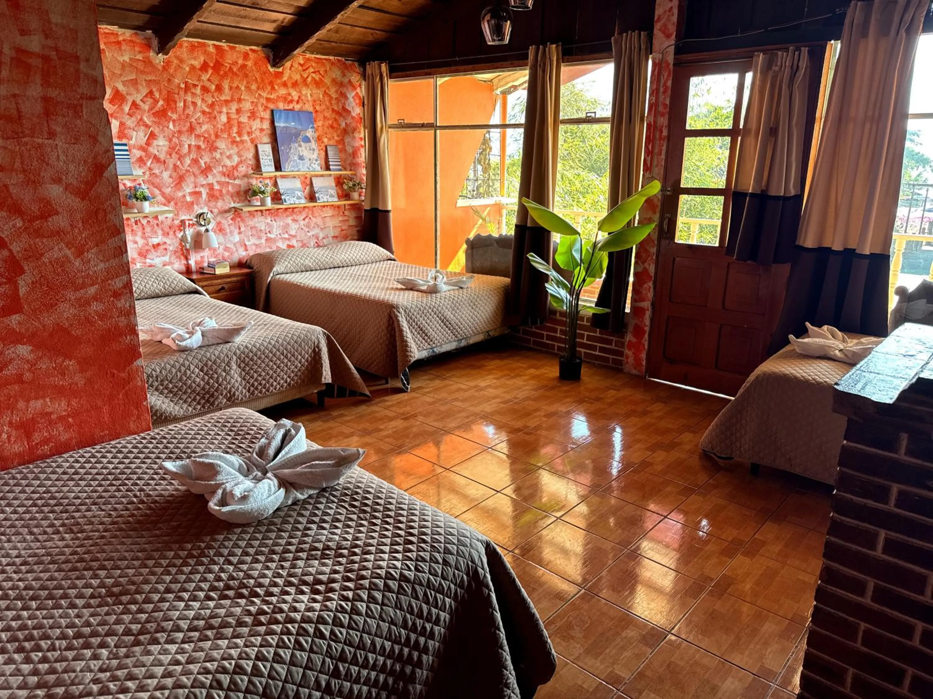 Bed in Hotel Hanna Resort