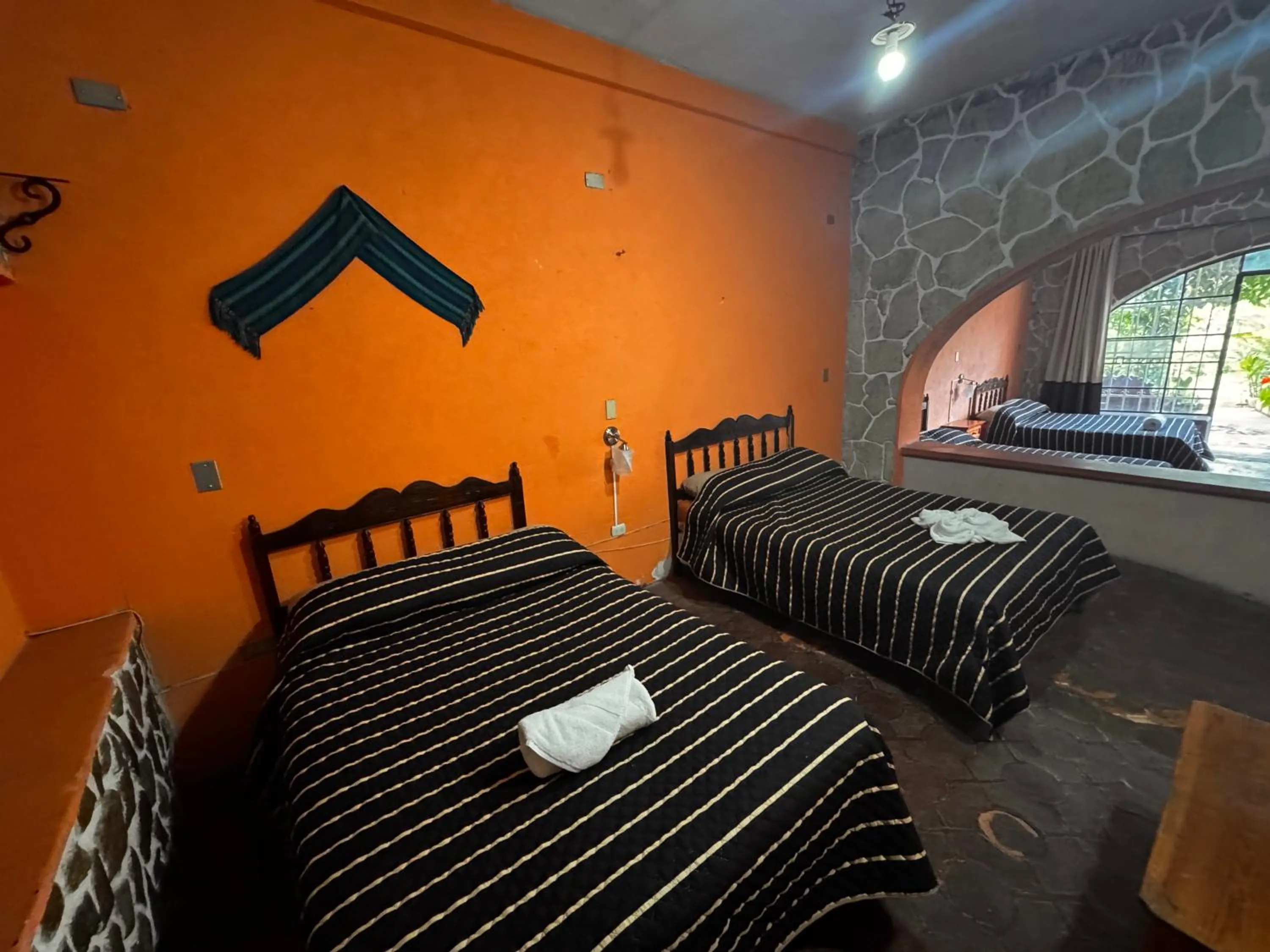 Bed in Hotel Hanna Resort