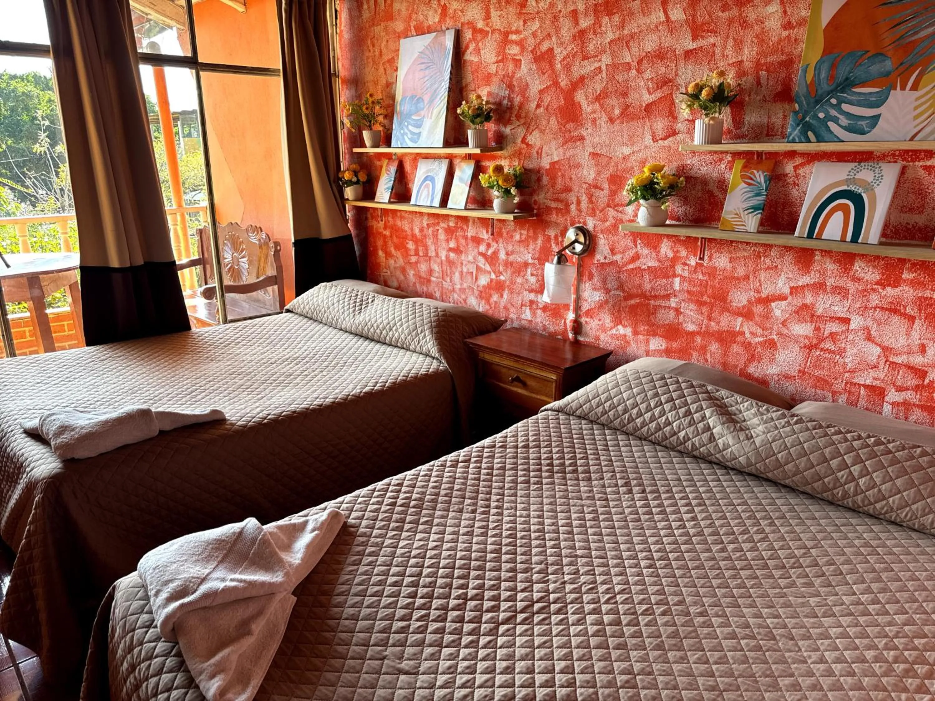 Bed in Hotel Hanna Resort