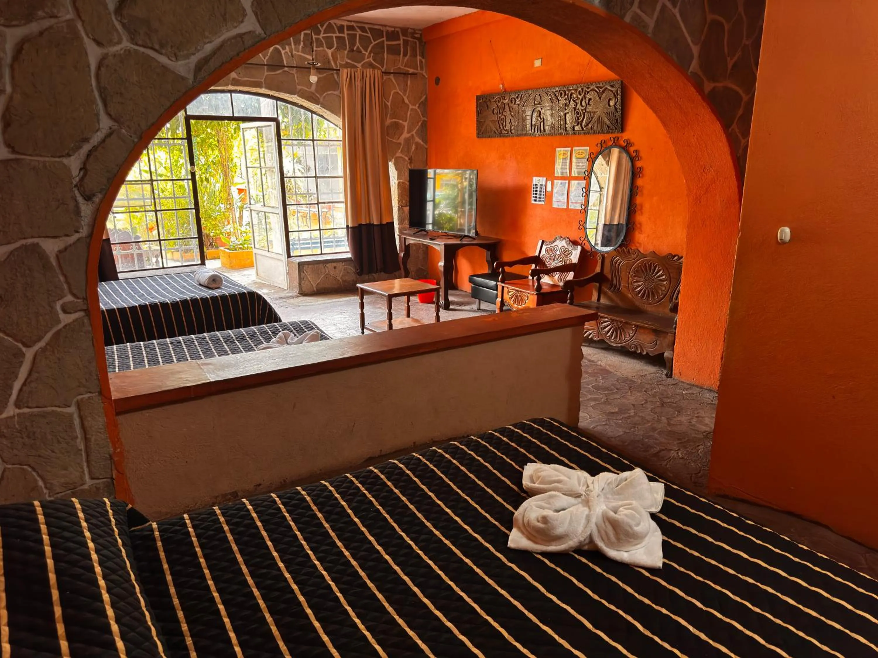 Bed in Hotel Hanna Resort