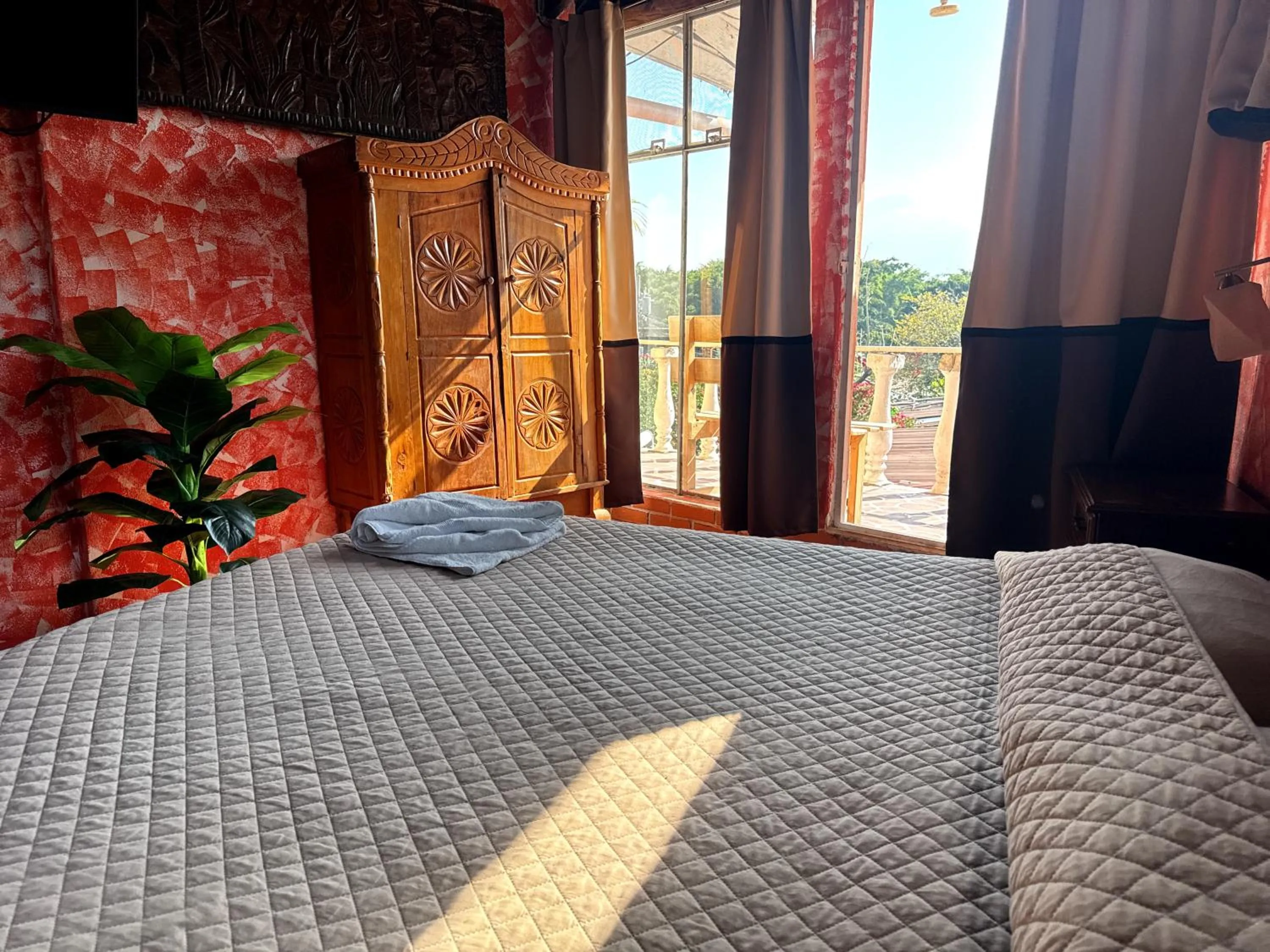 Bed in Hotel Hanna Resort