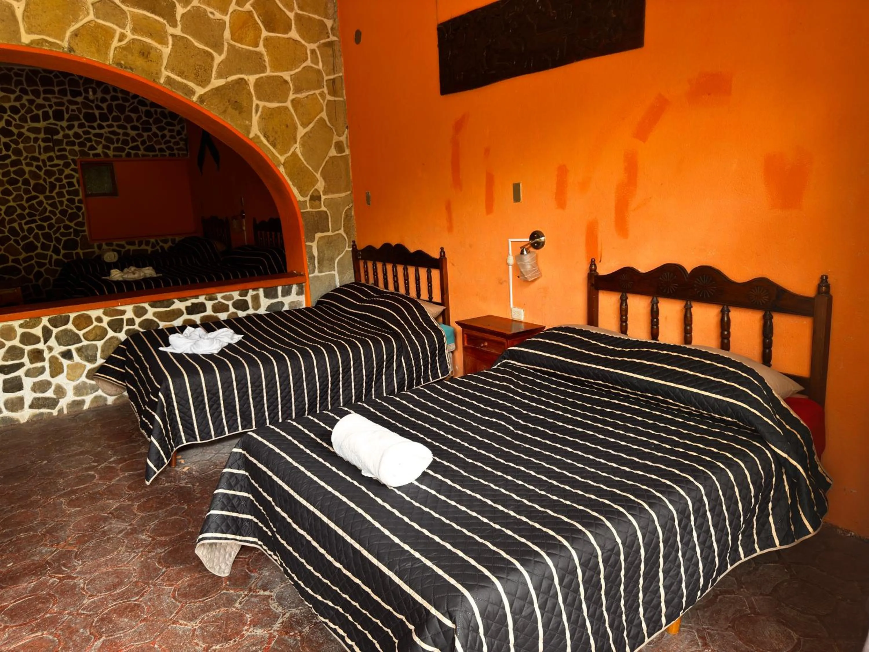 Bed in Hotel Hanna Resort