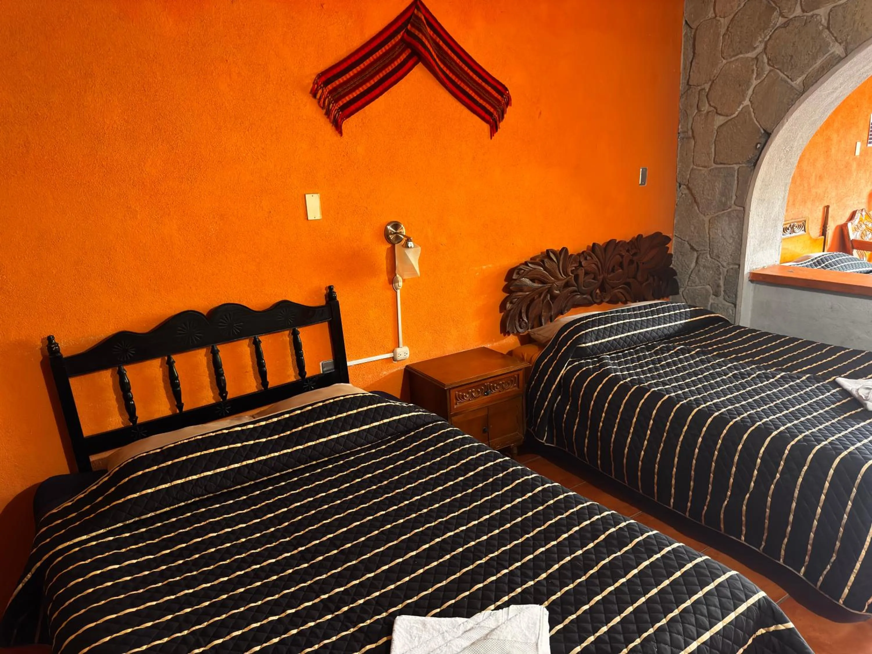 Bed in Hotel Hanna Resort