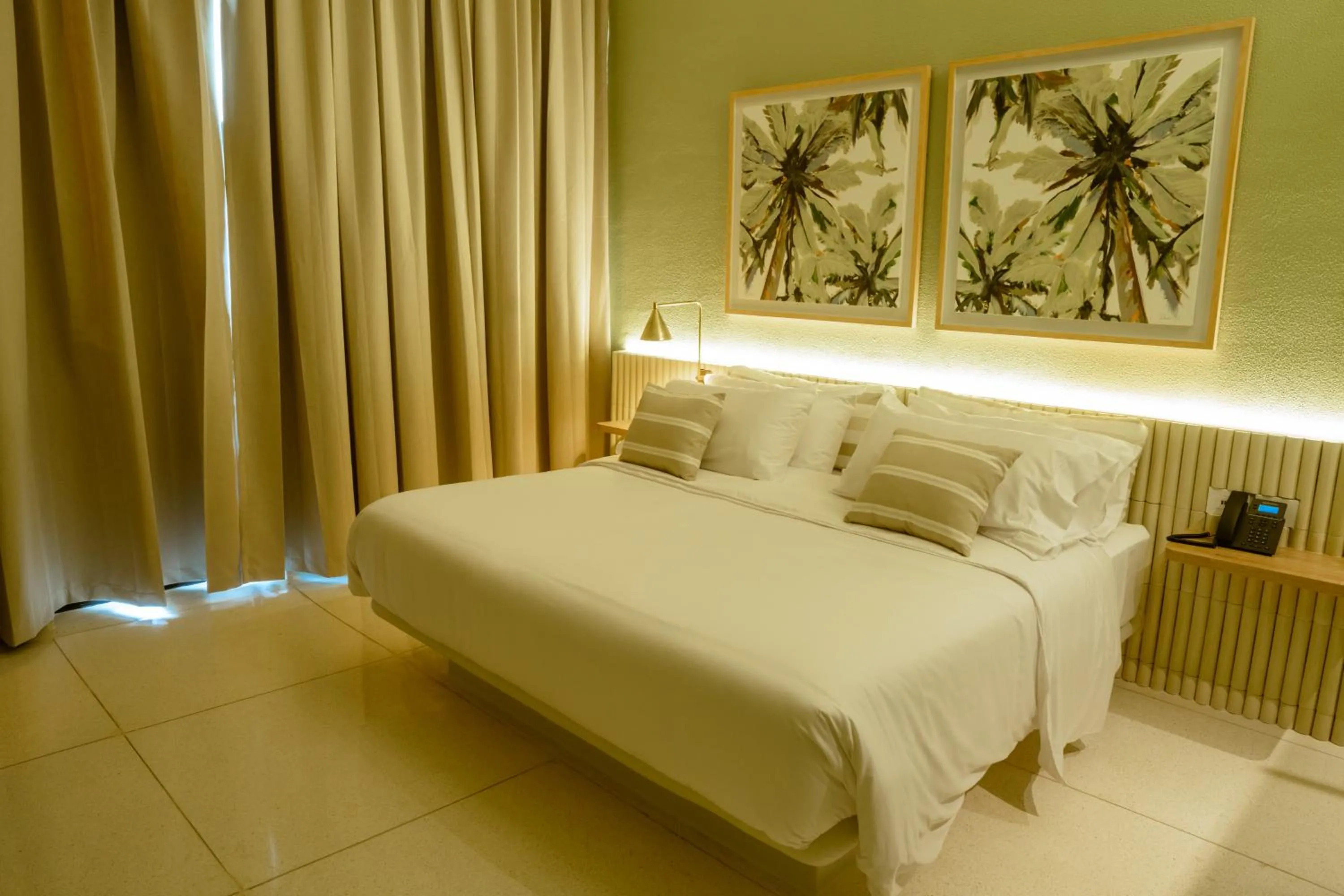 Bed in Terrazas Hotel Boutique