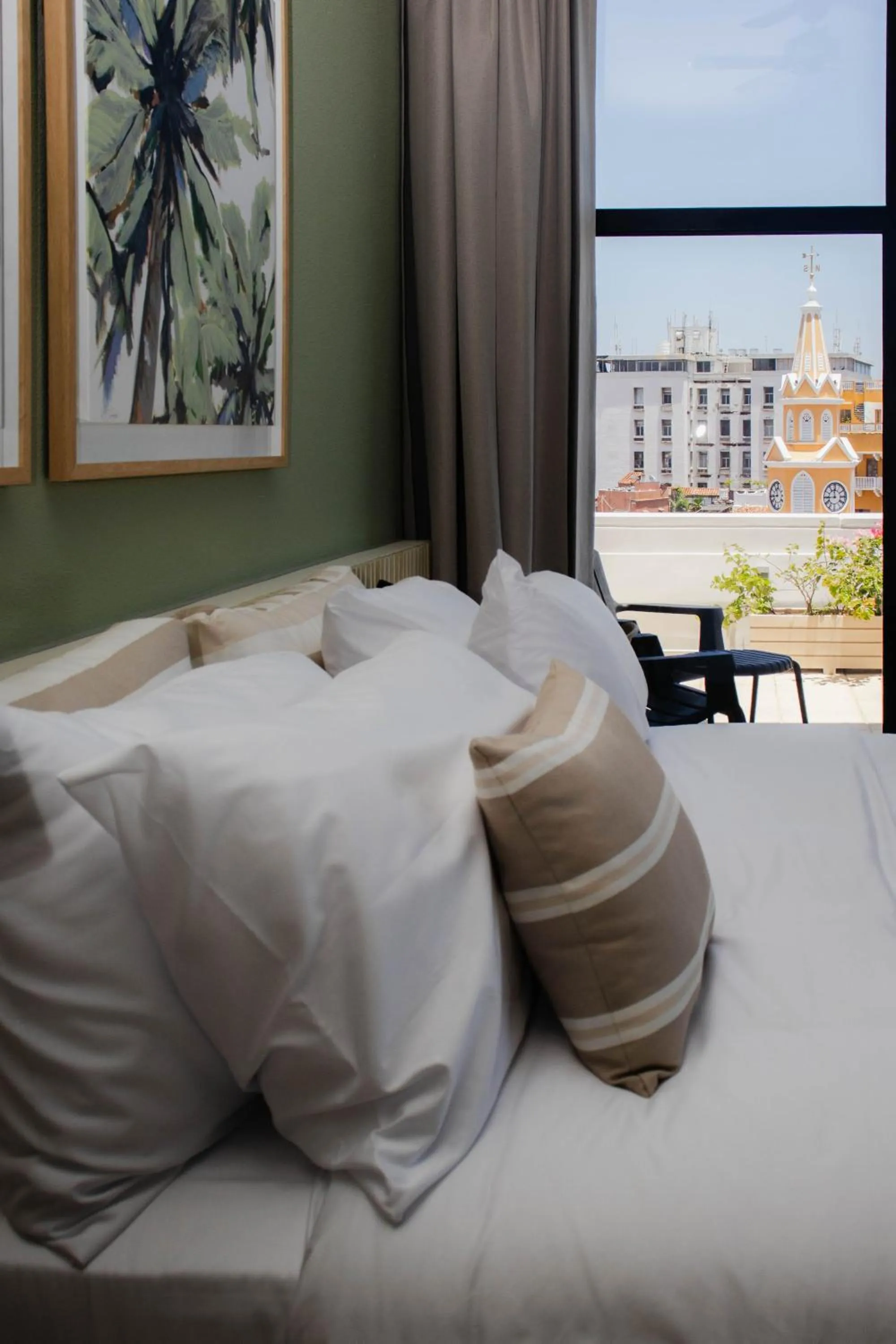 Bed in Terrazas Hotel Boutique