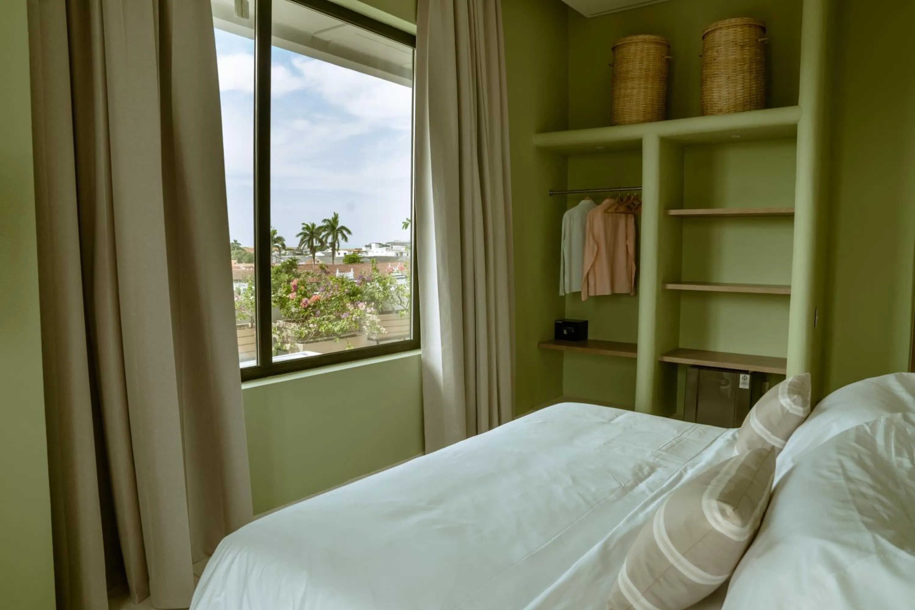 Bed in Terrazas Hotel Boutique