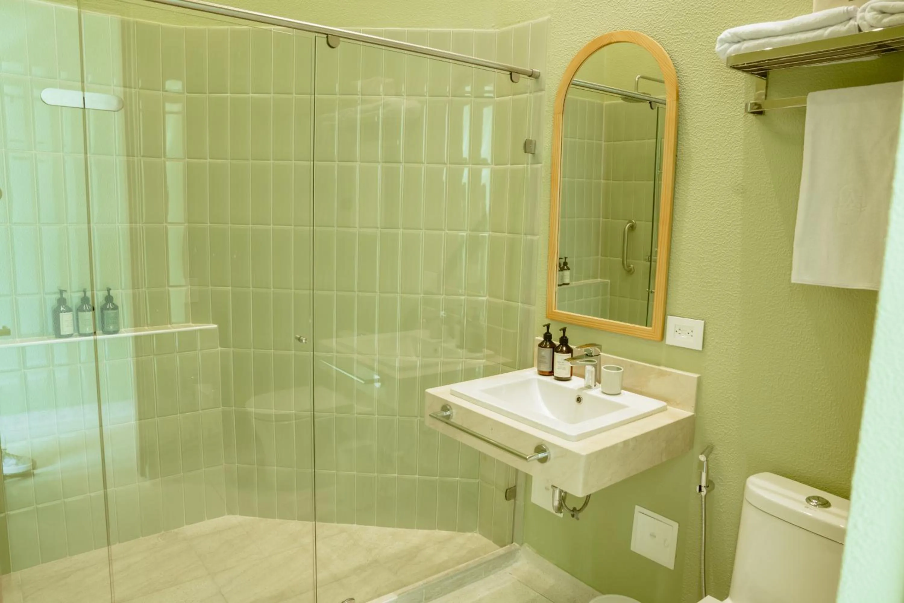 Shower in Terrazas Hotel Boutique