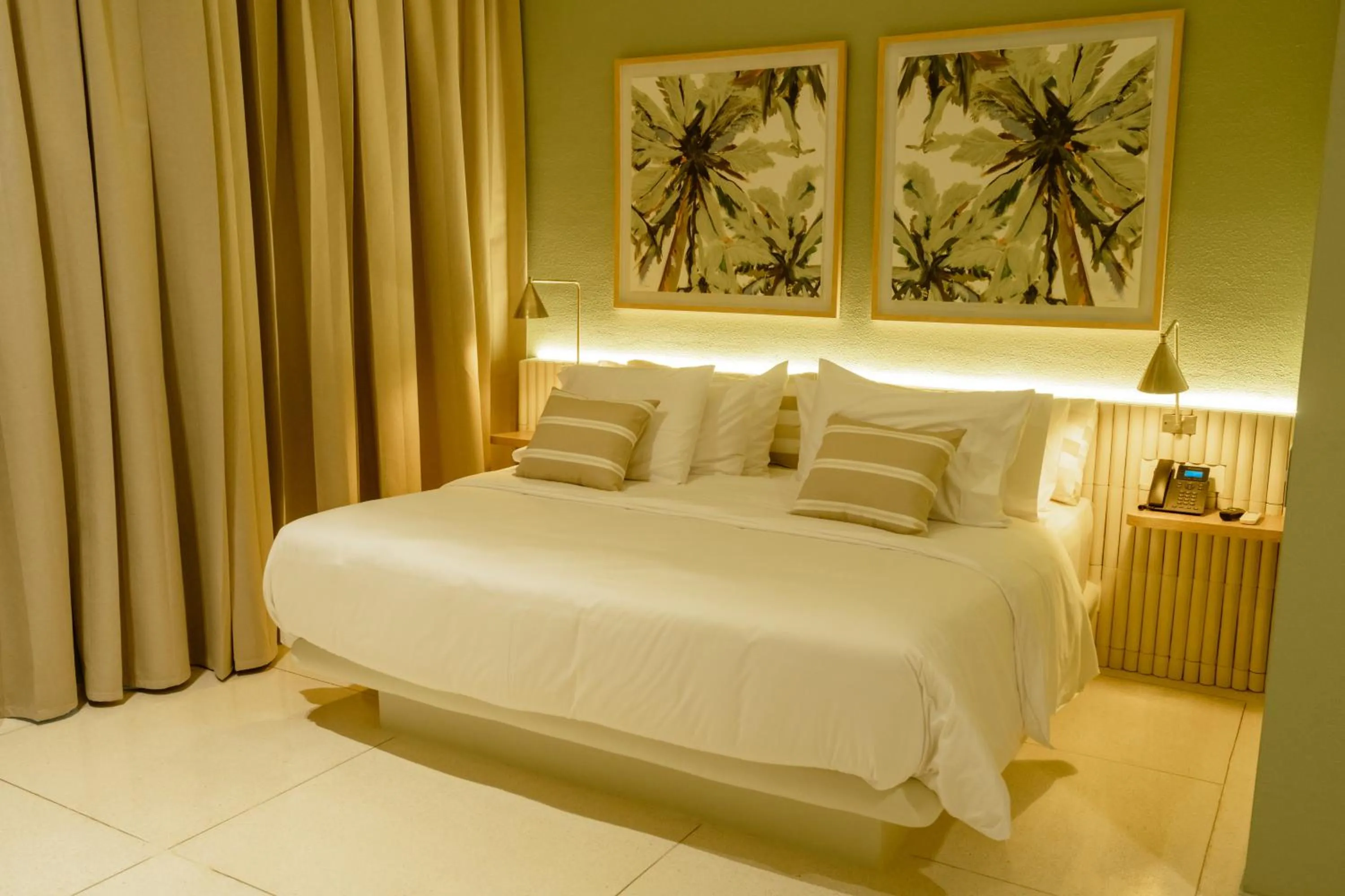Bed in Terrazas Hotel Boutique