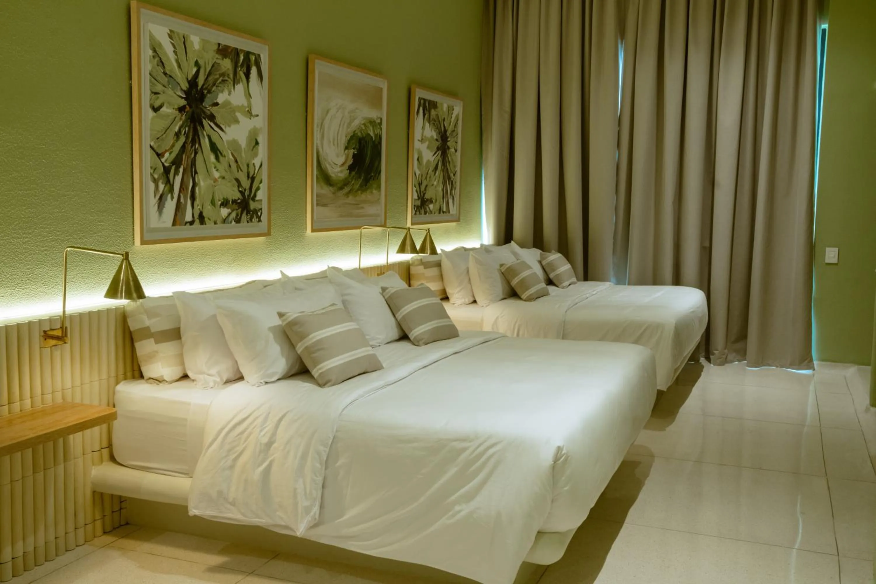 Bed in Terrazas Hotel Boutique