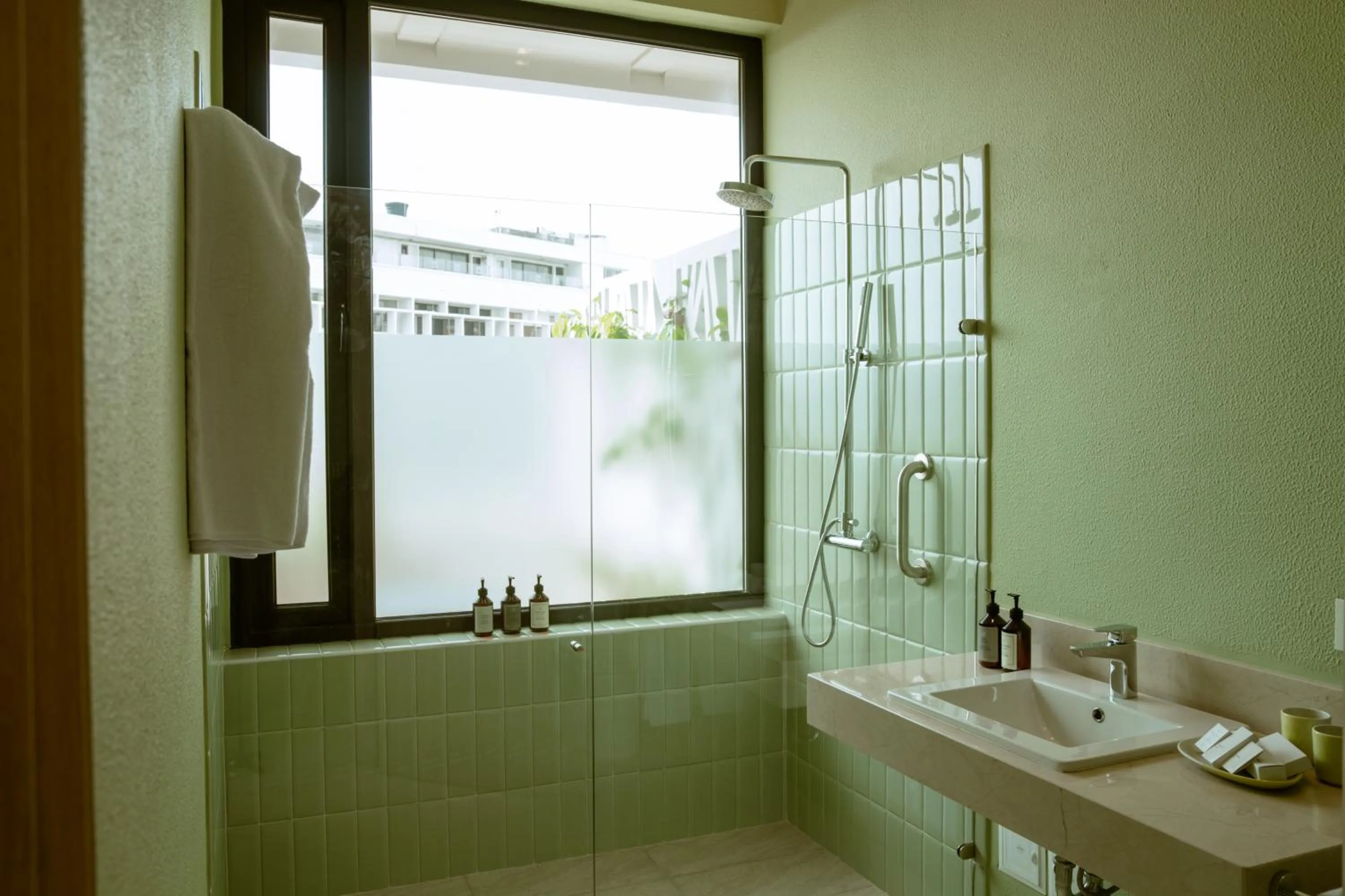 Shower in Terrazas Hotel Boutique
