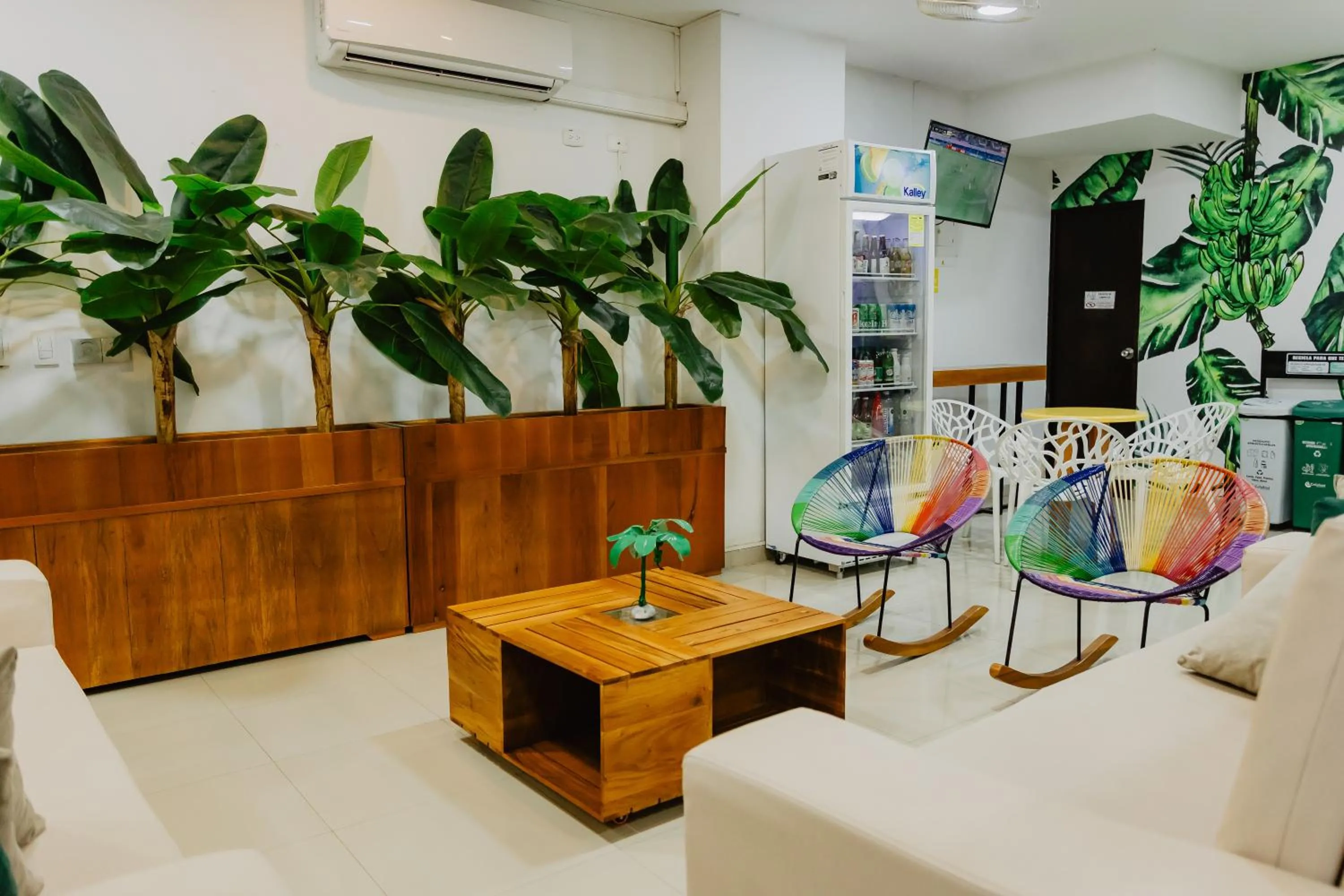 Lobby or reception in Hotel Plataneras Plaza