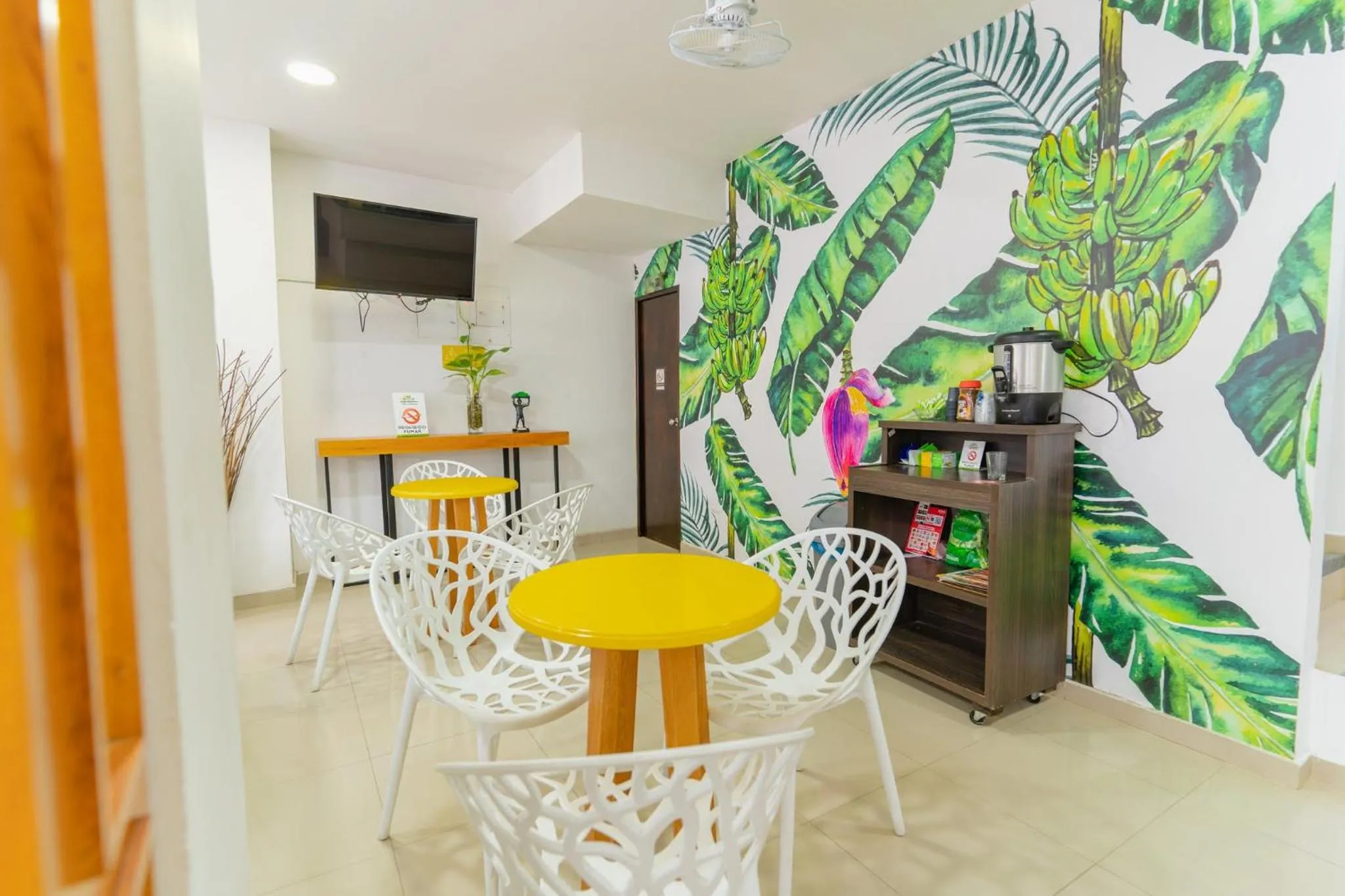 Lobby or reception in Hotel Plataneras Plaza