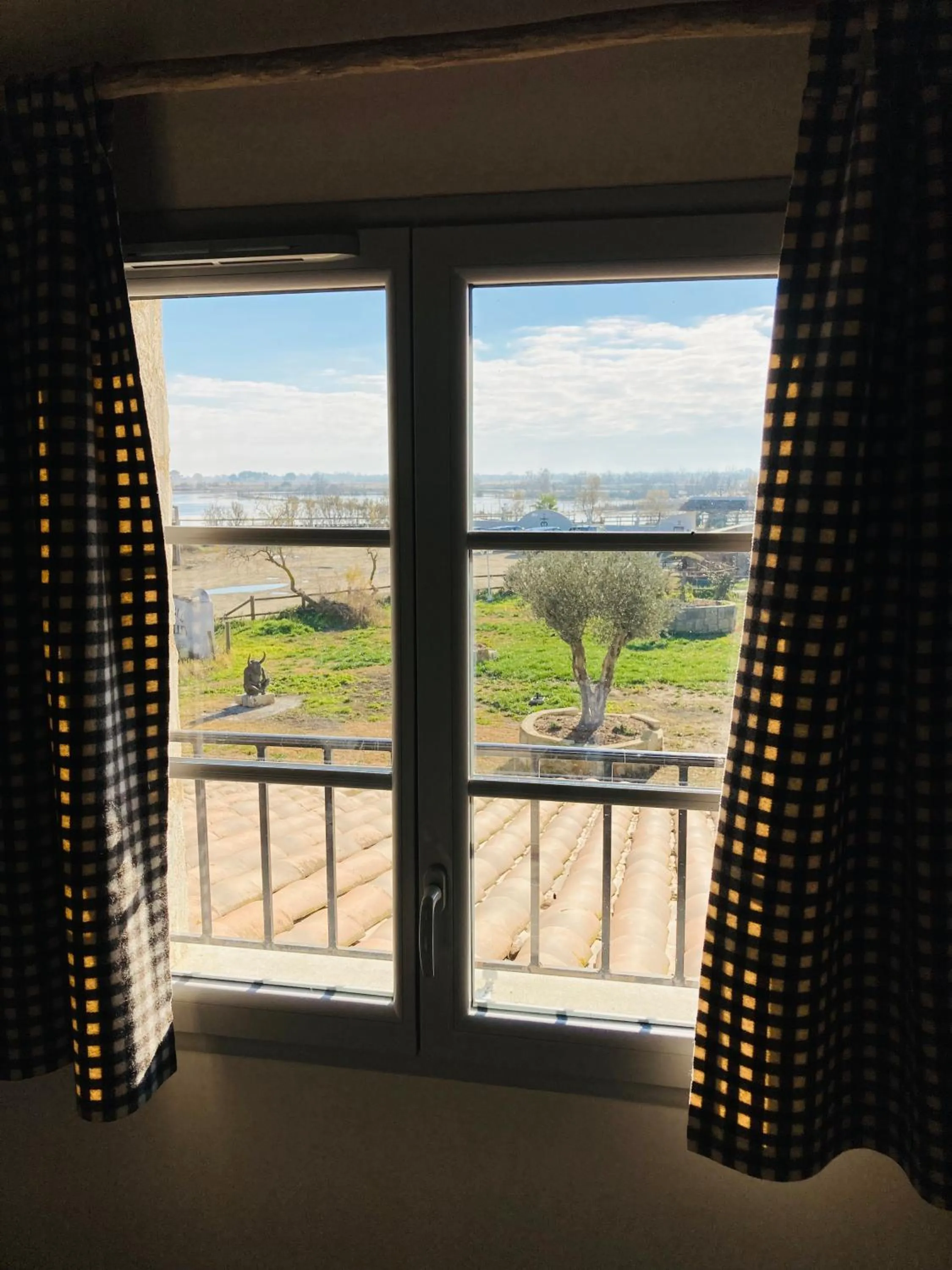 Garden view in Manade des Baumelles