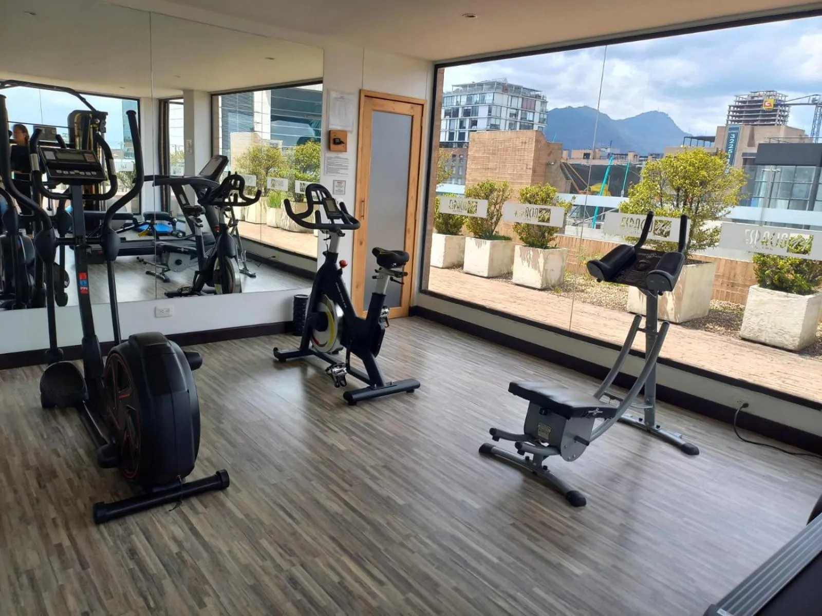 Fitness centre/facilities in Hotel Espacio 94