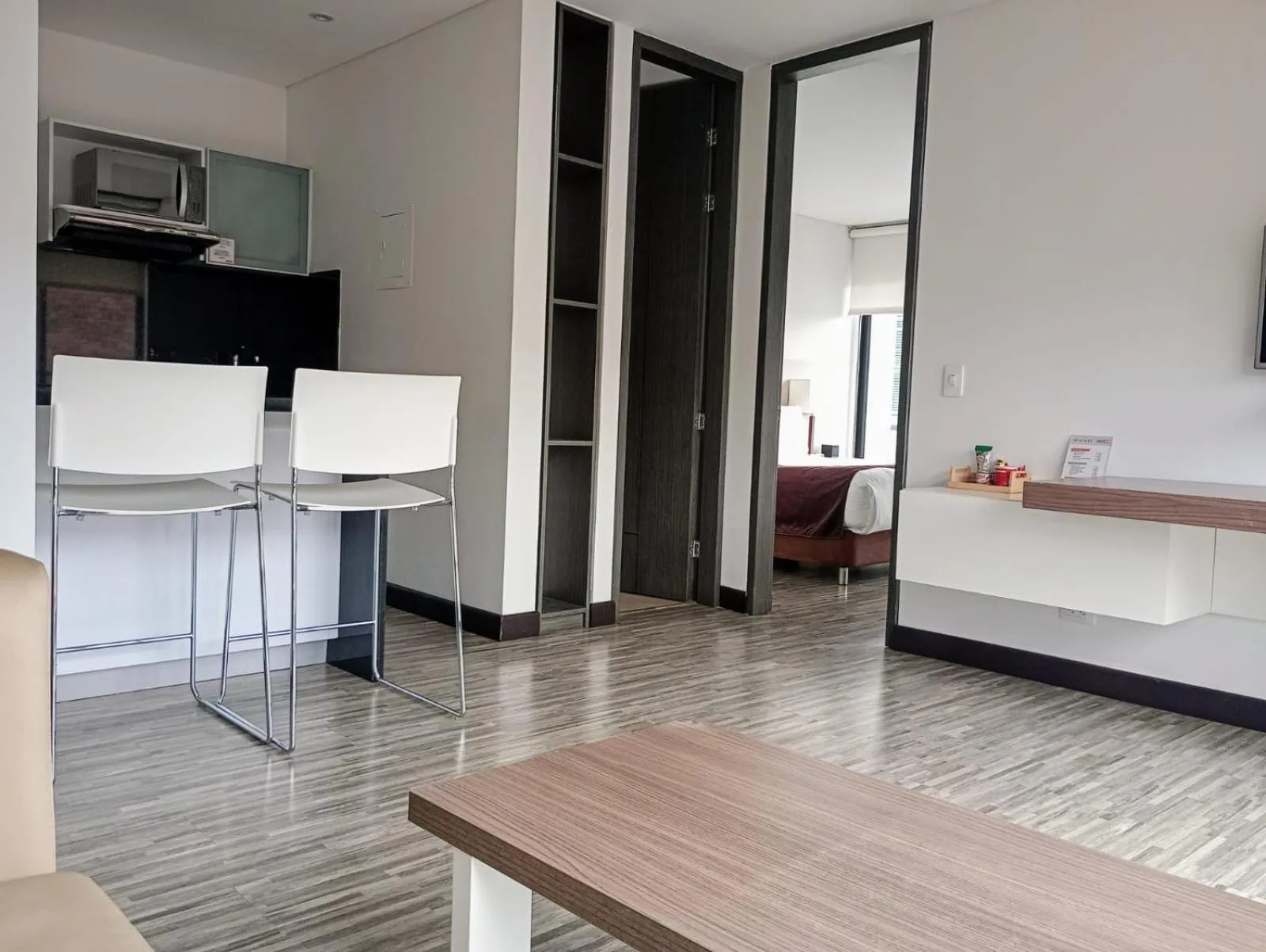 Kitchen or kitchenette in Hotel Espacio 94