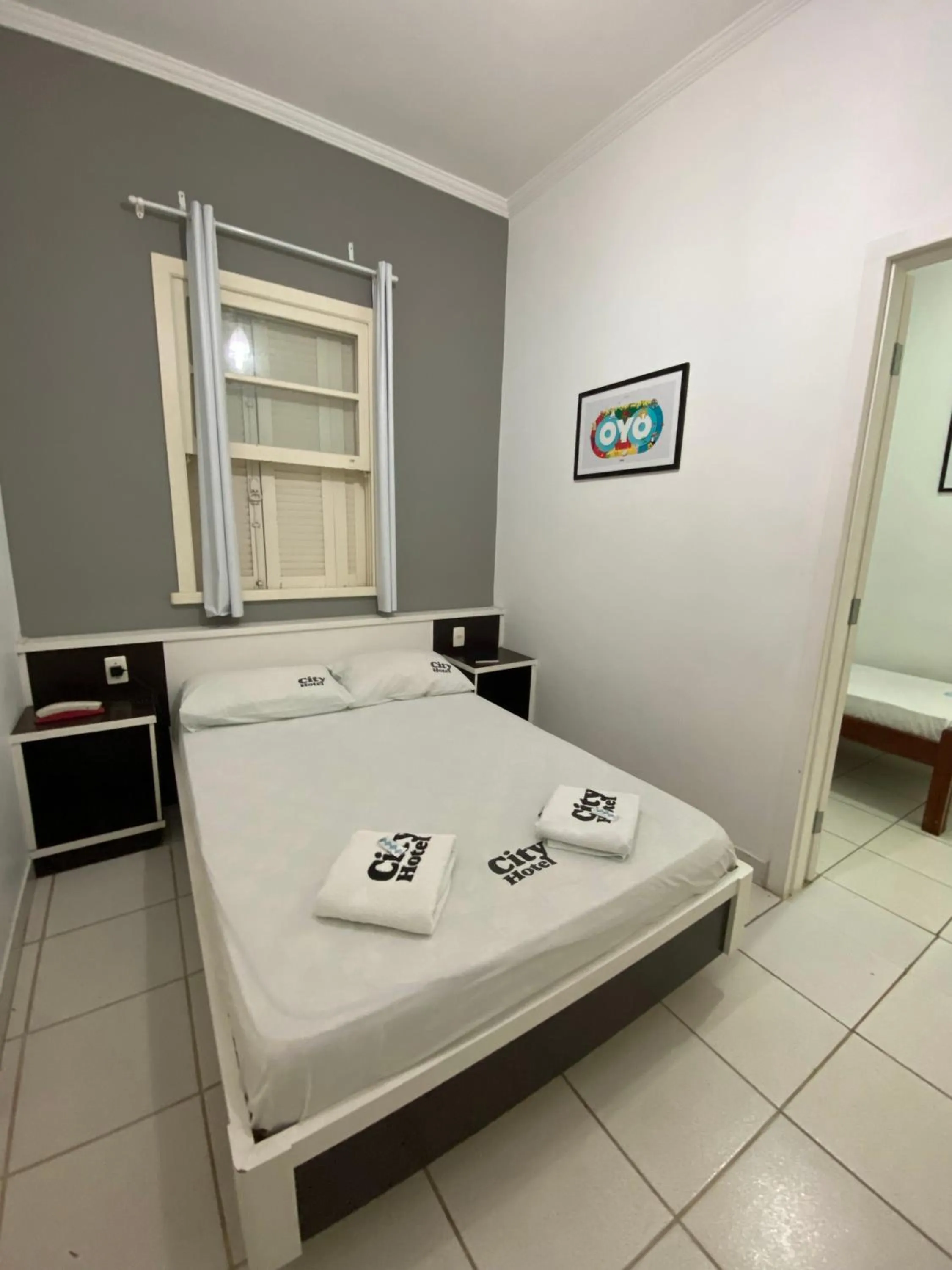 Bed in City Hotel, Curitiba