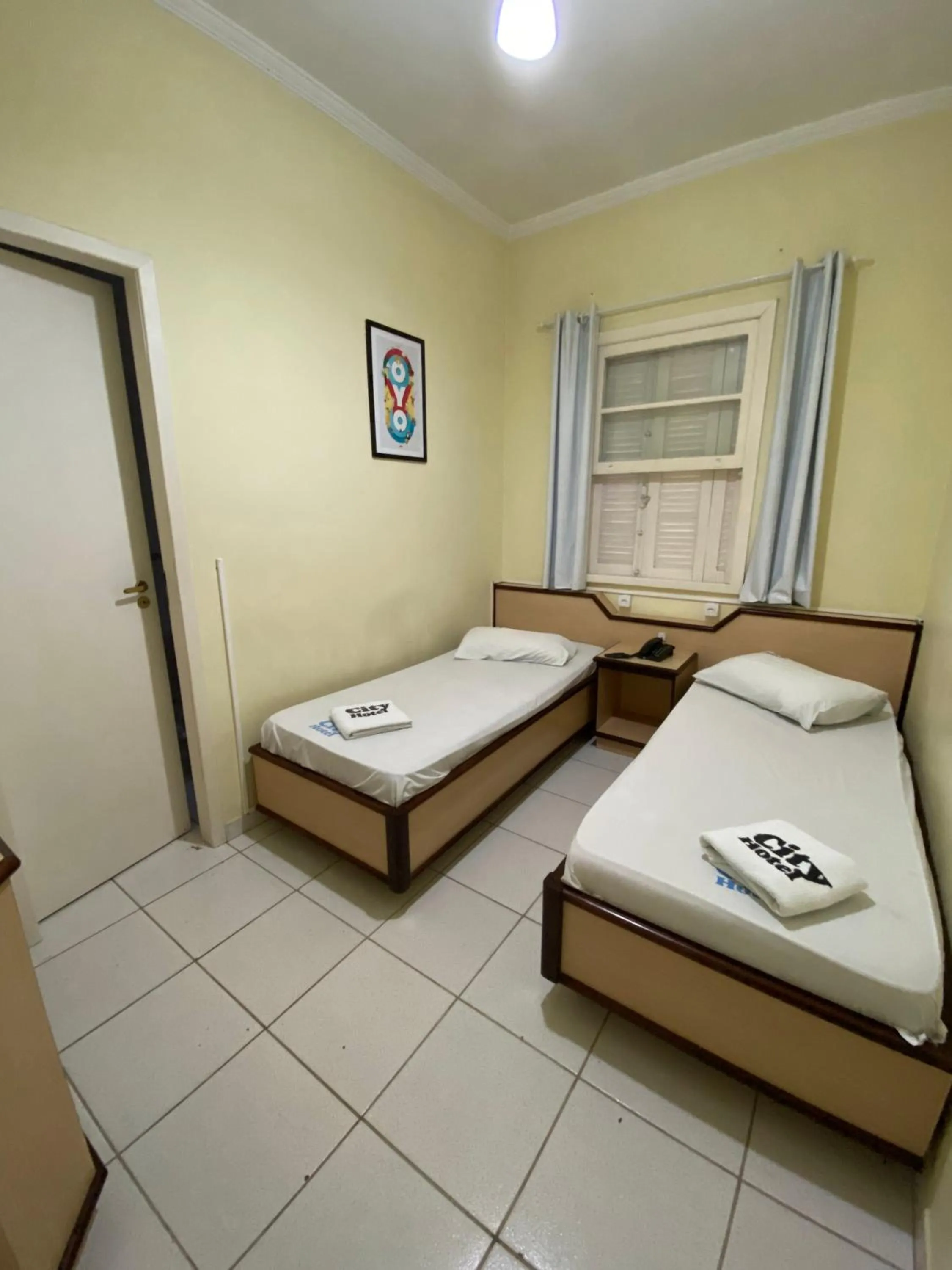 Bed in City Hotel, Curitiba