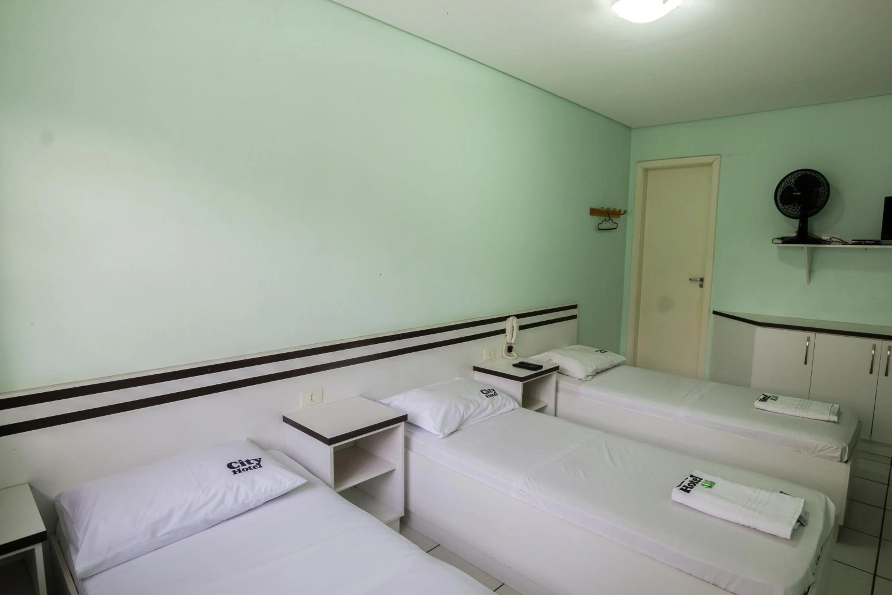 Bed in City Hotel, Curitiba