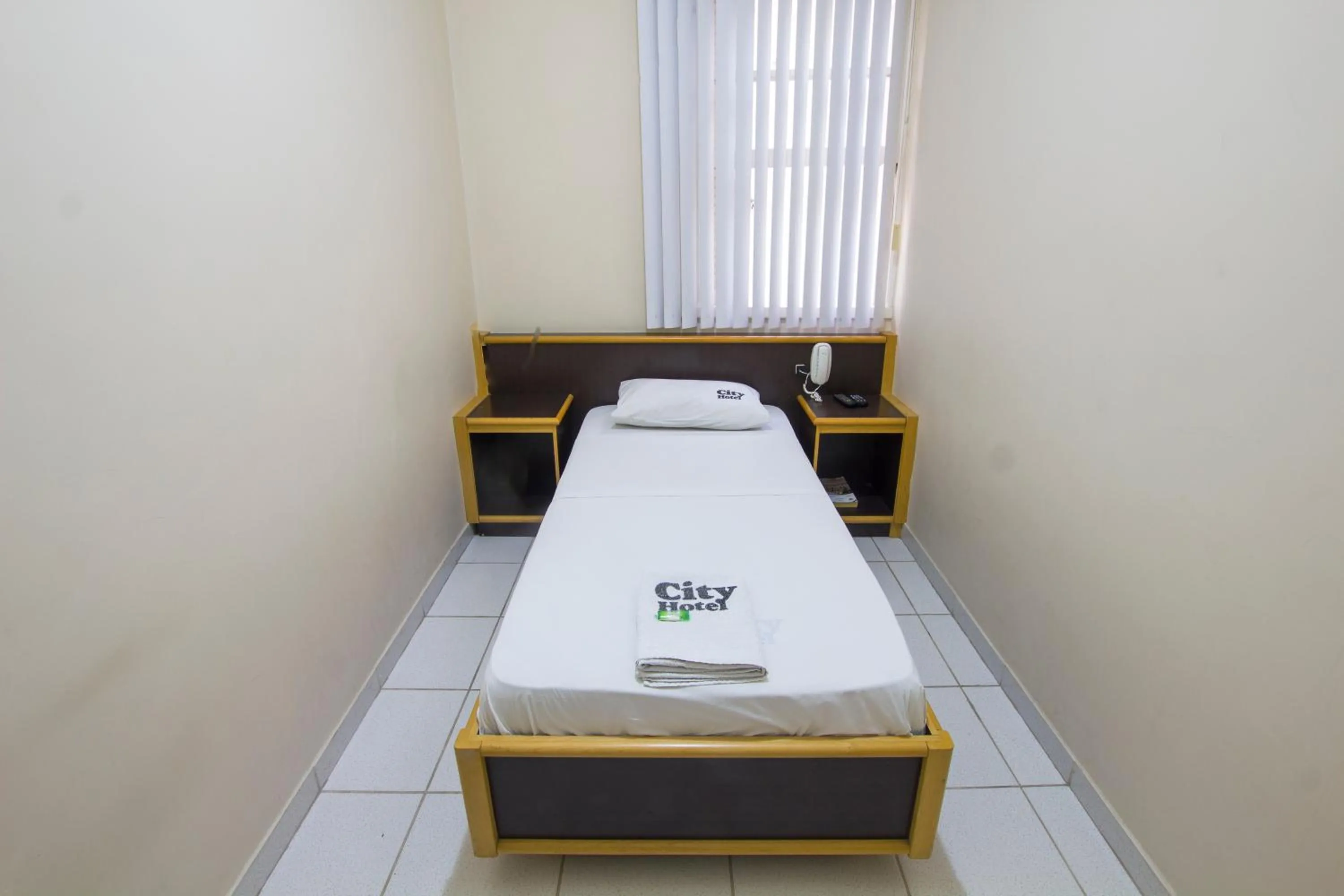 Bed in City Hotel, Curitiba