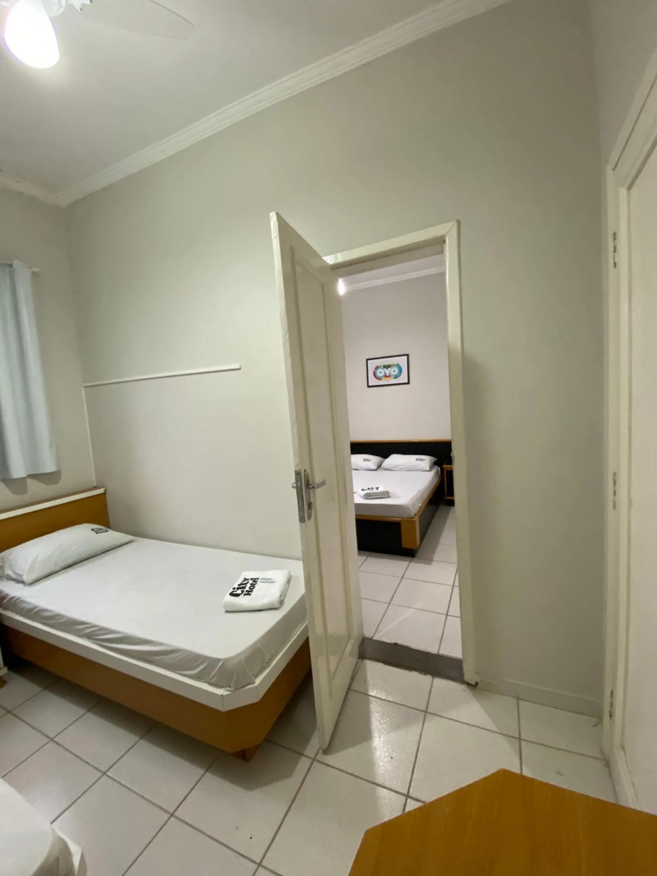 Bed in City Hotel, Curitiba