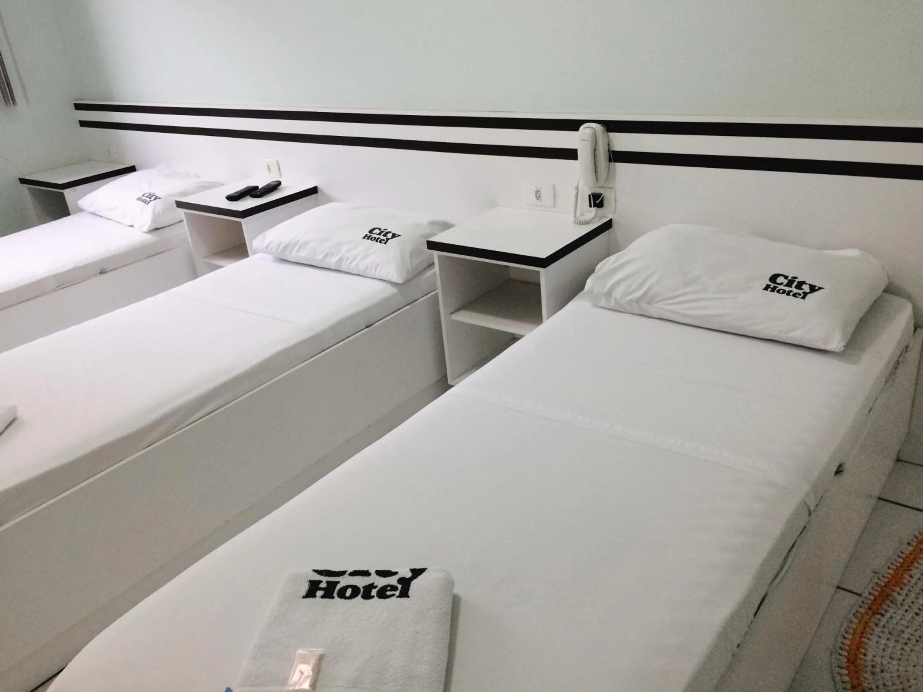 Bed in City Hotel, Curitiba