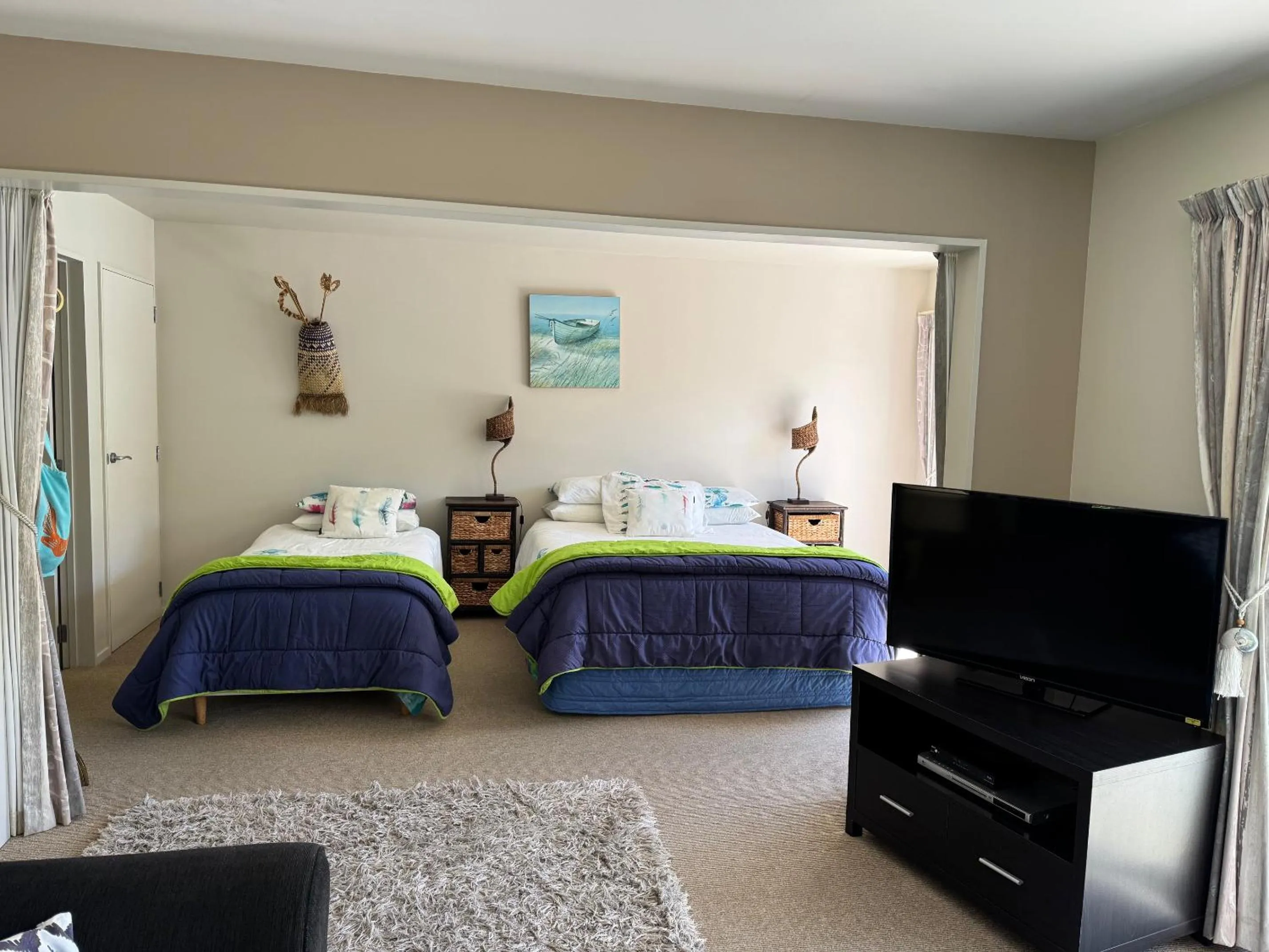 Bedroom, Bed in Te Mahia Bay Resort