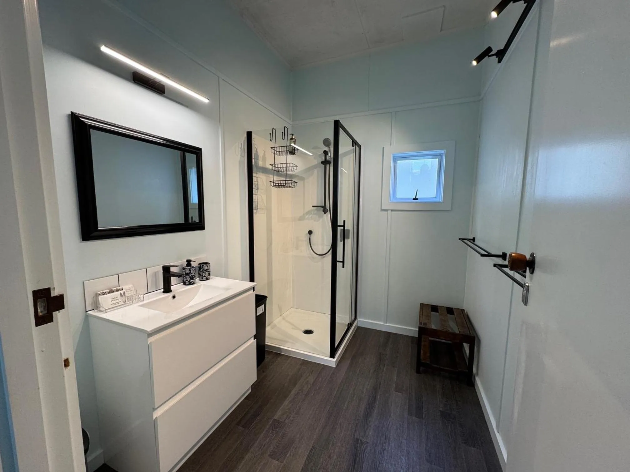 Bathroom in Te Mahia Bay Resort