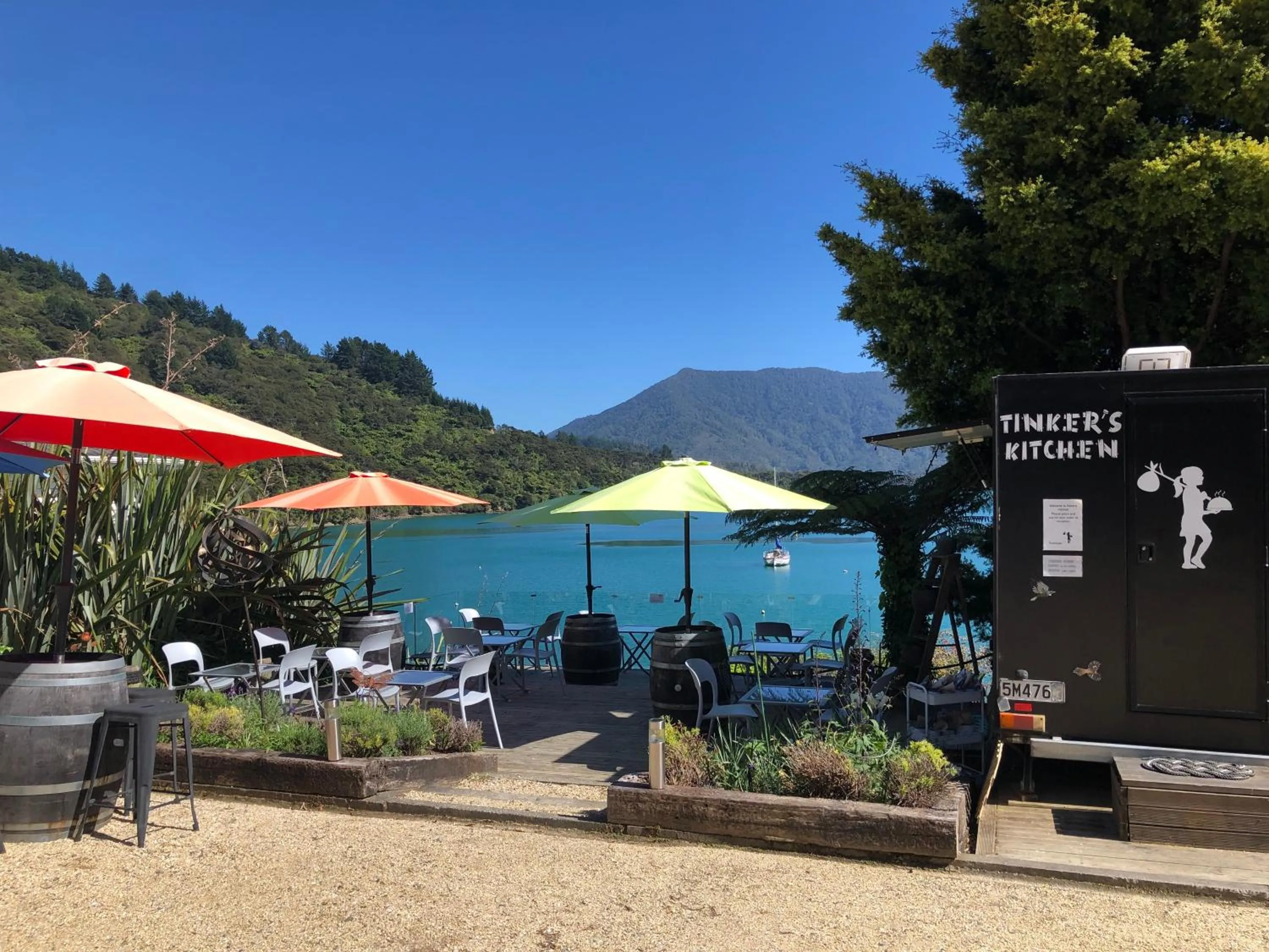 kitchen in Te Mahia Bay Resort