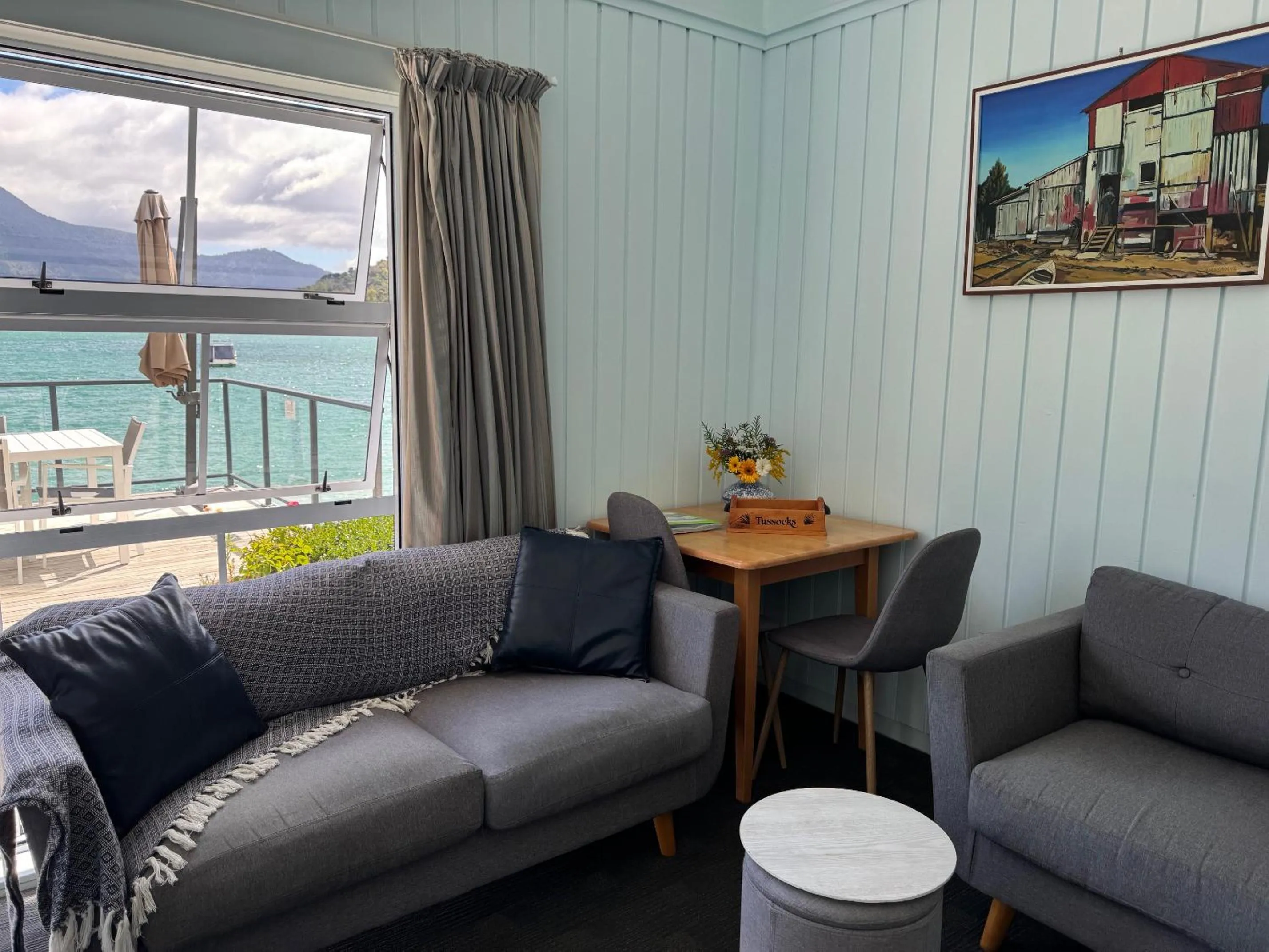 Dining area in Te Mahia Bay Resort