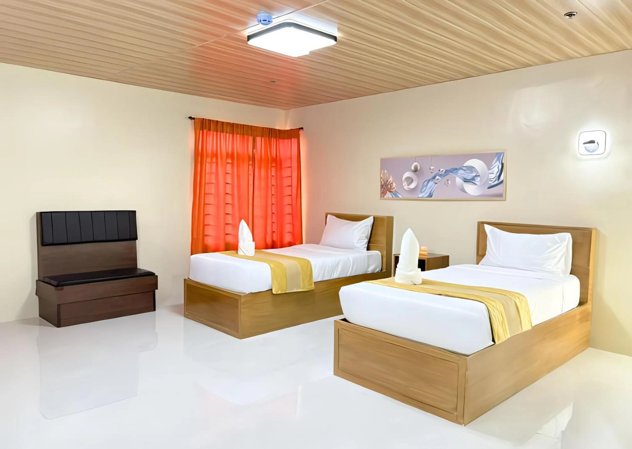 Bed in Algers Suites