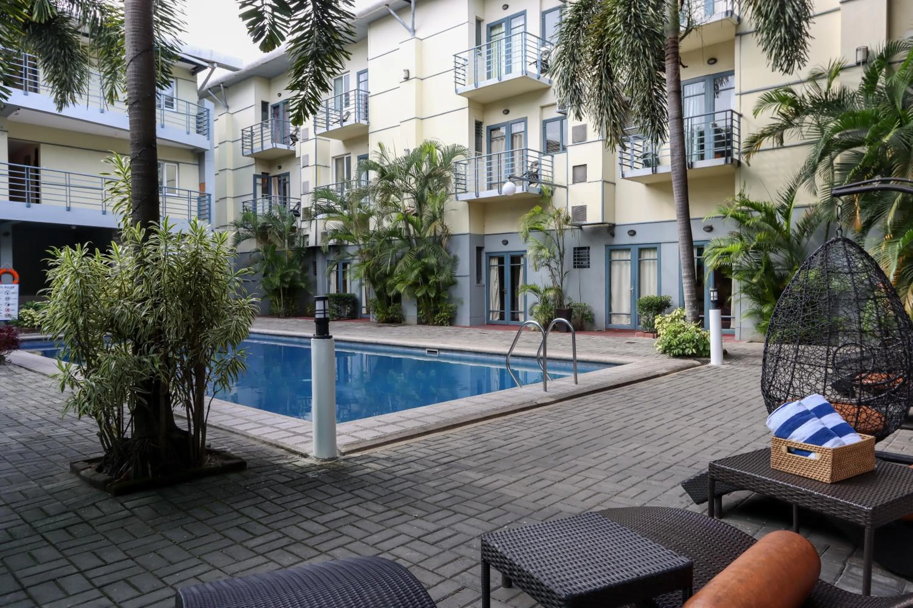 Patio in Technopark Hotel