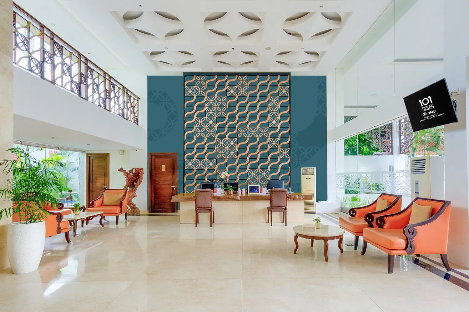 Lobby or reception in 1O1 URBAN Heritage Yogyakarta Lynn Prawirotaman