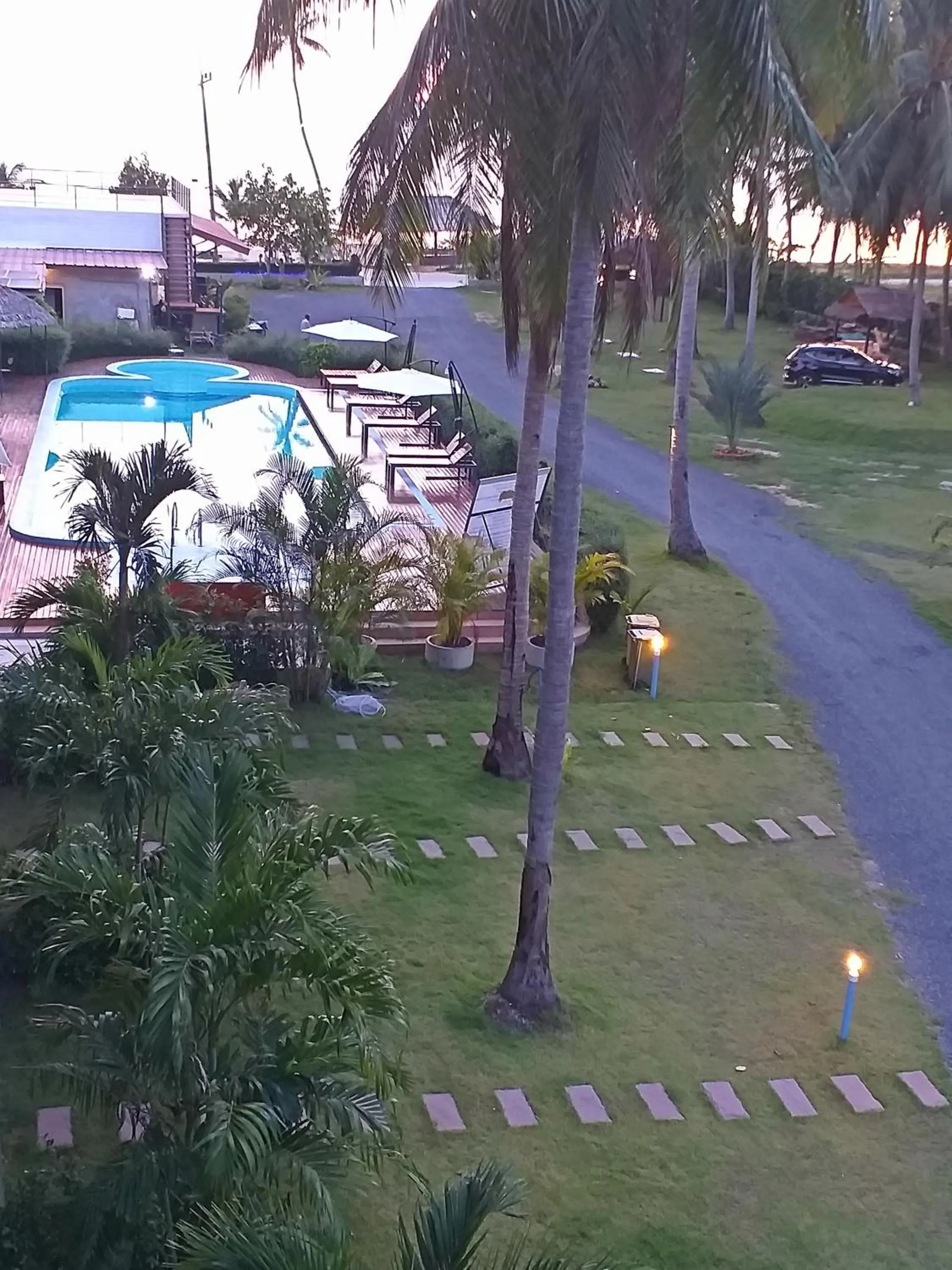 Garden in The Ford SunSet Beach Resort