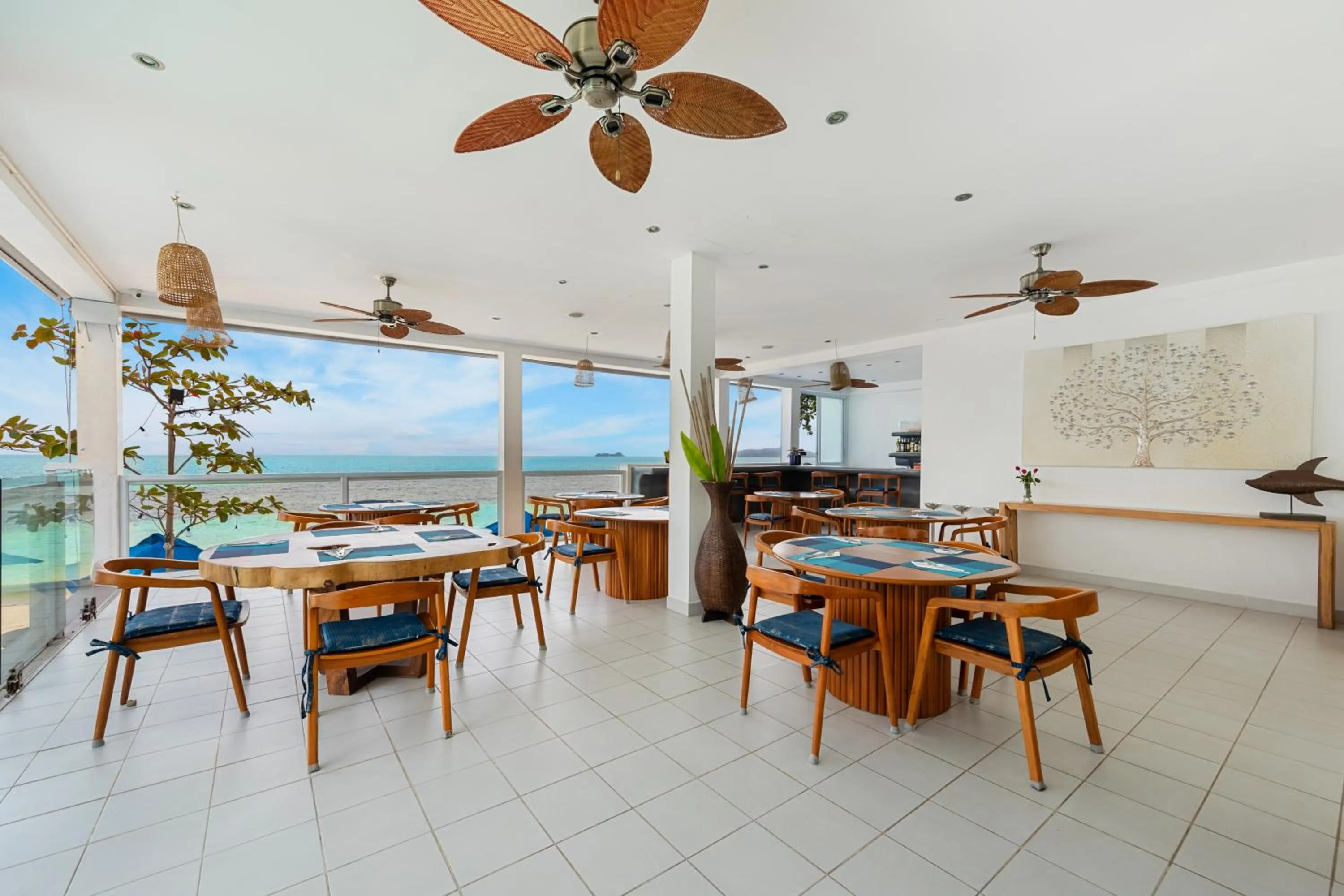 Seating area in La Perle Resort Koh Samui