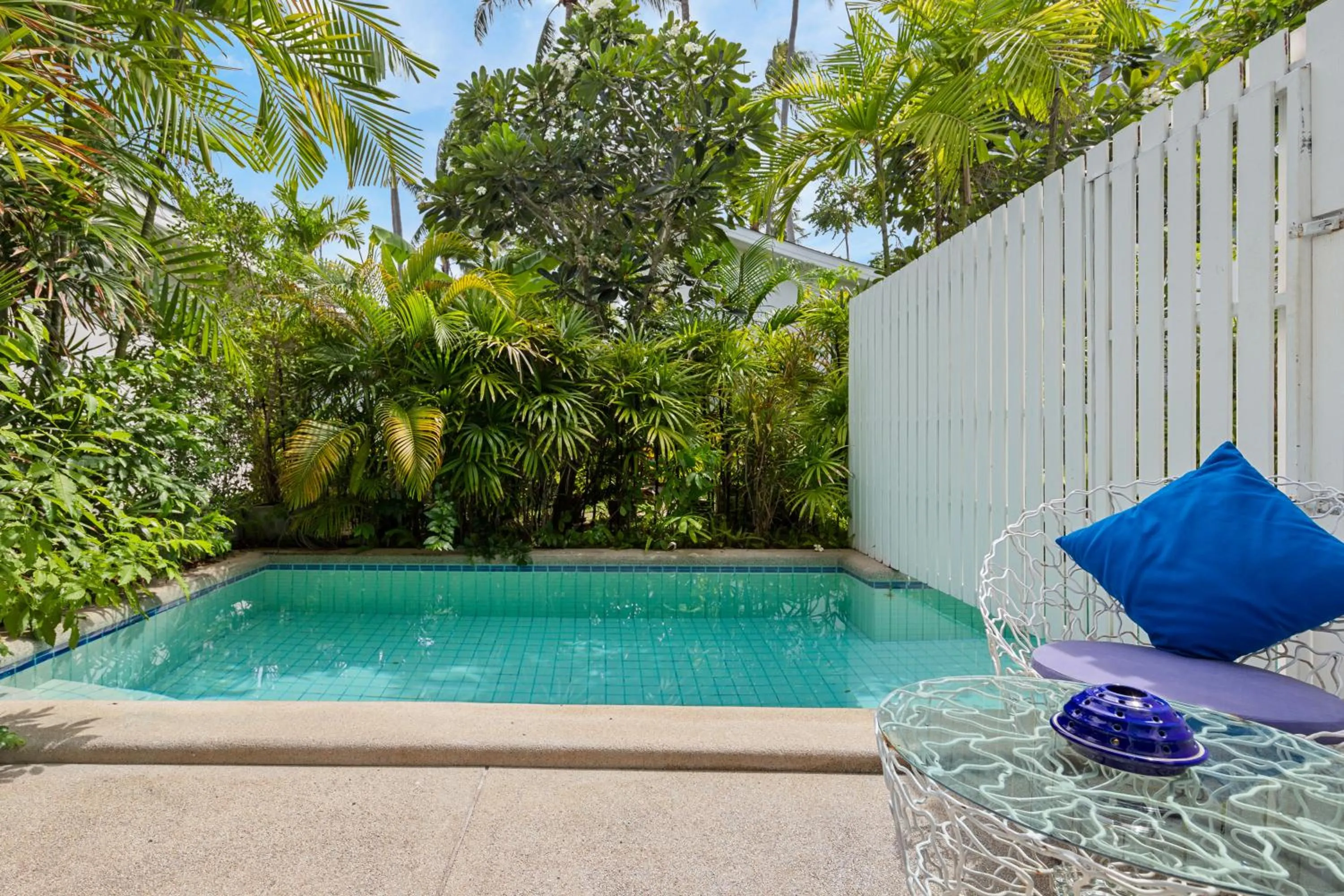 Garden view in La Perle Resort Koh Samui