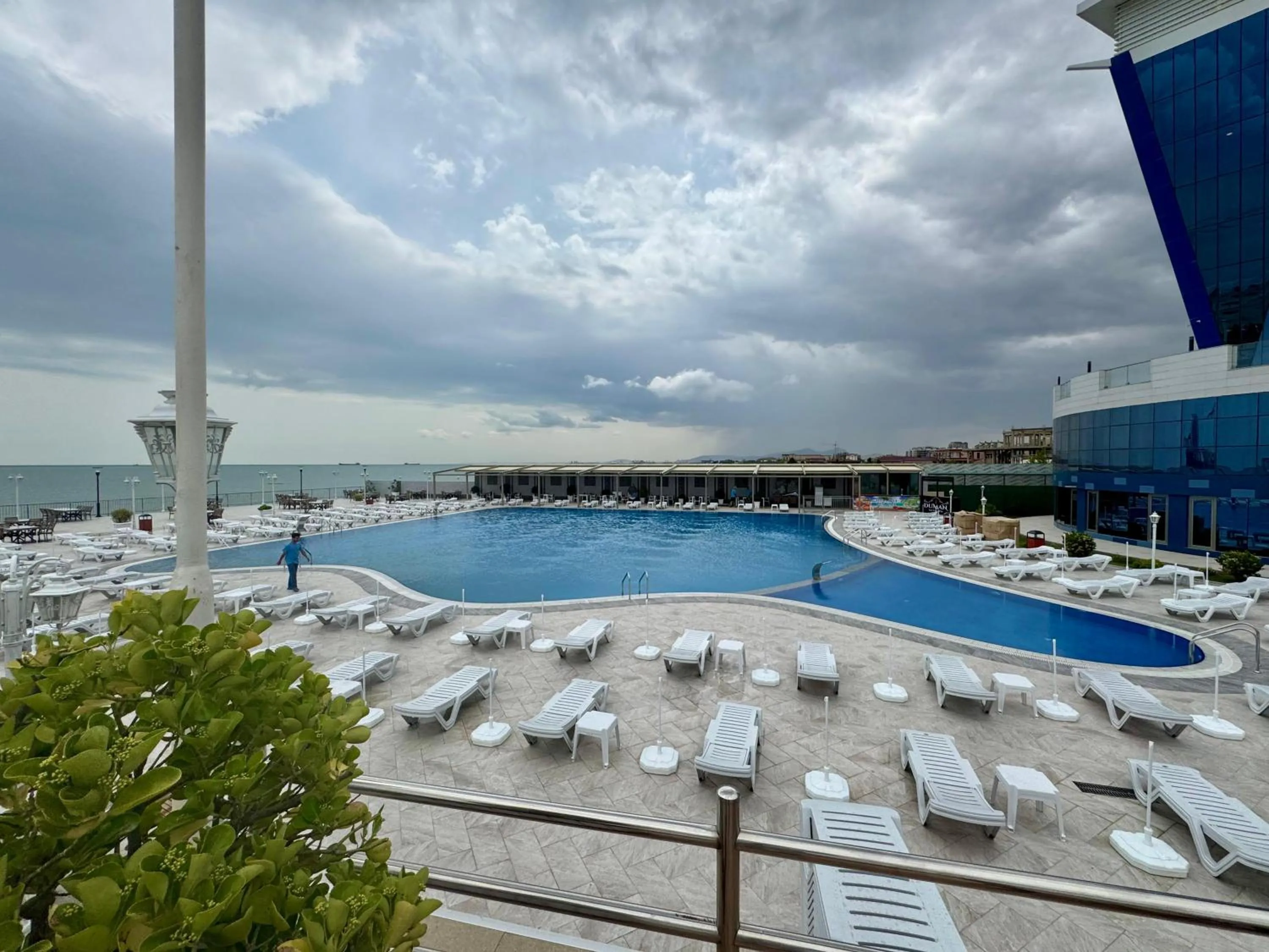 Swimming pool in Titanik Baku