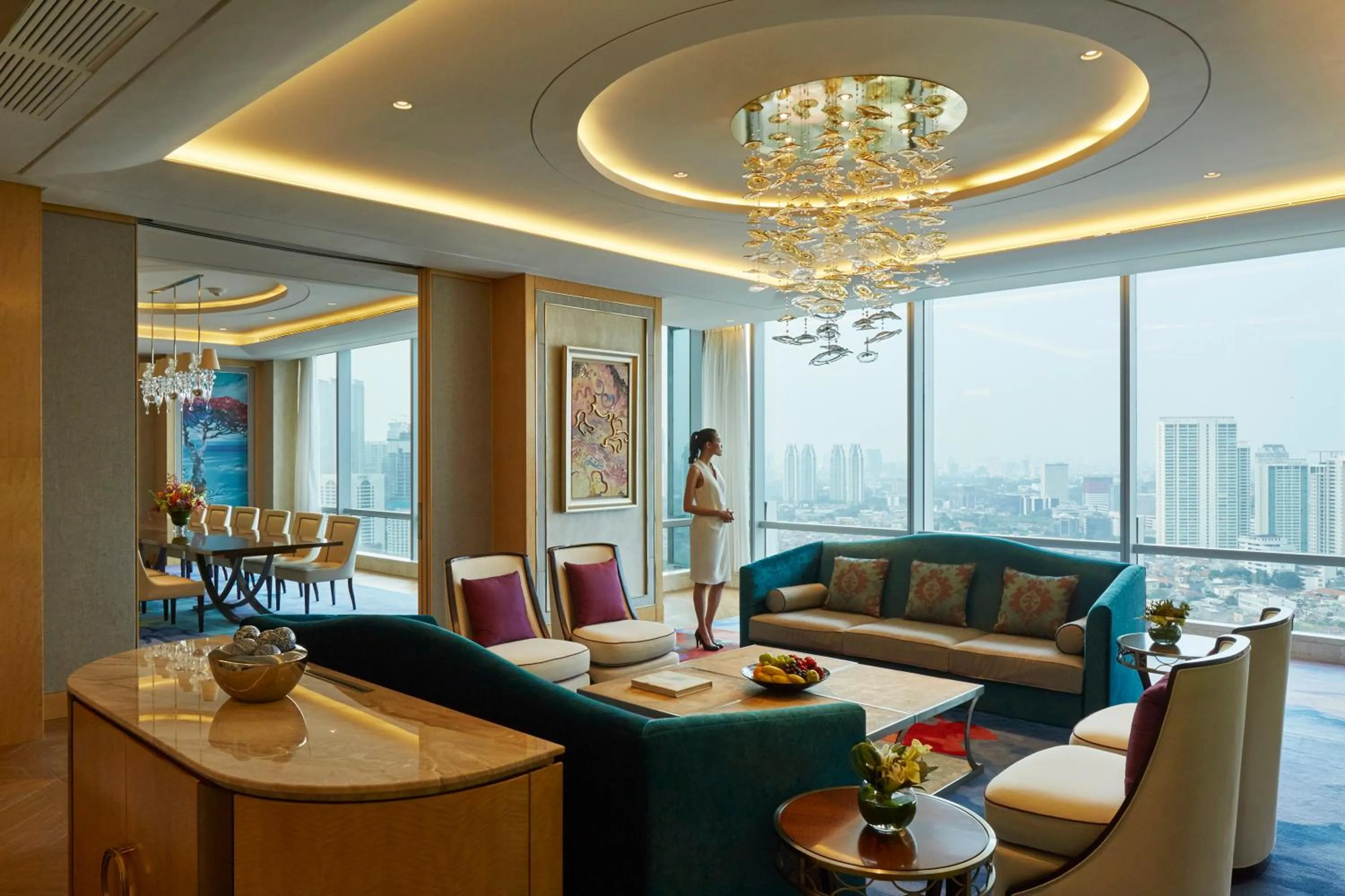 Living room in Raffles Jakarta