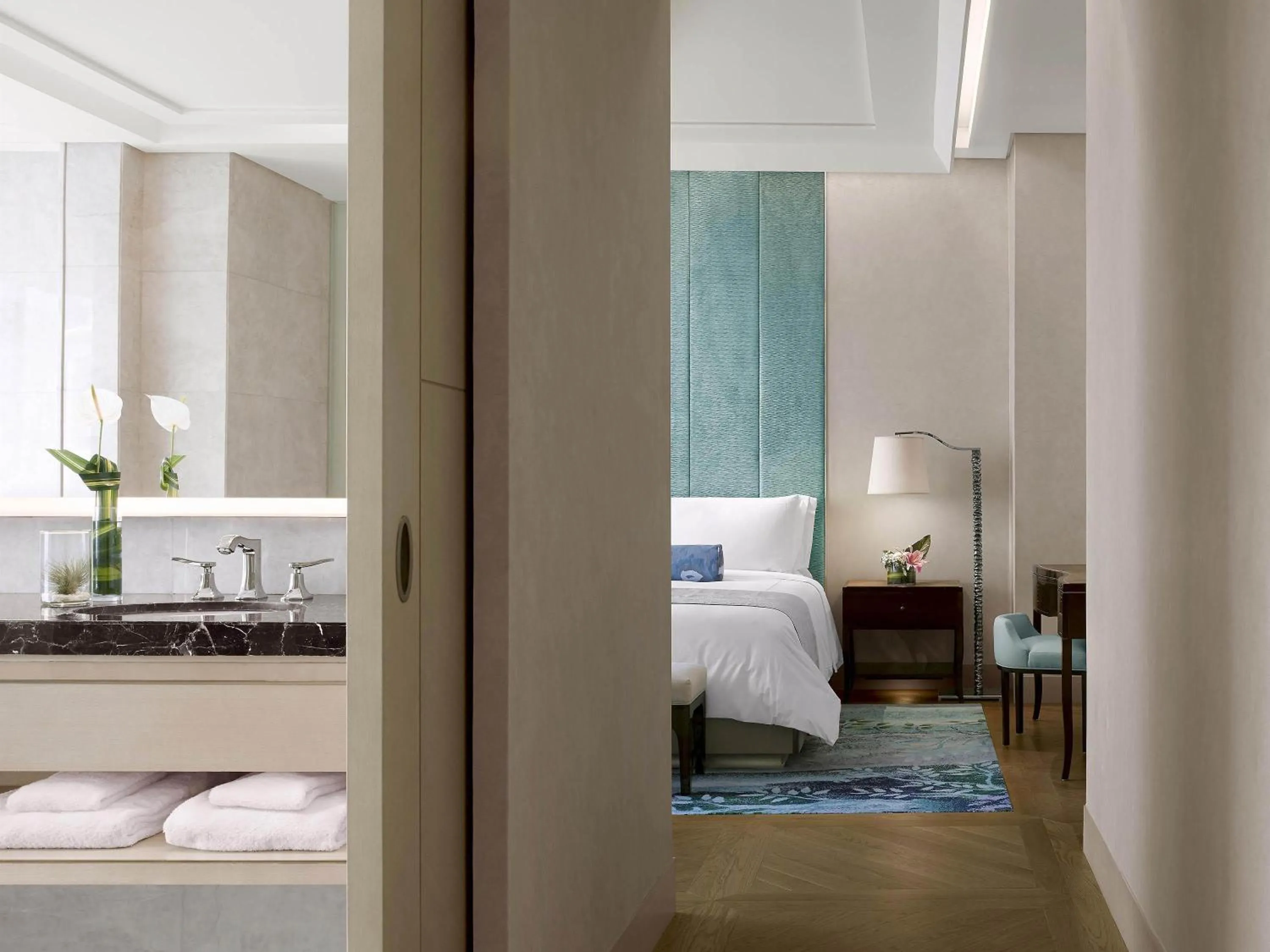 Bedroom, Bed in Raffles Jakarta