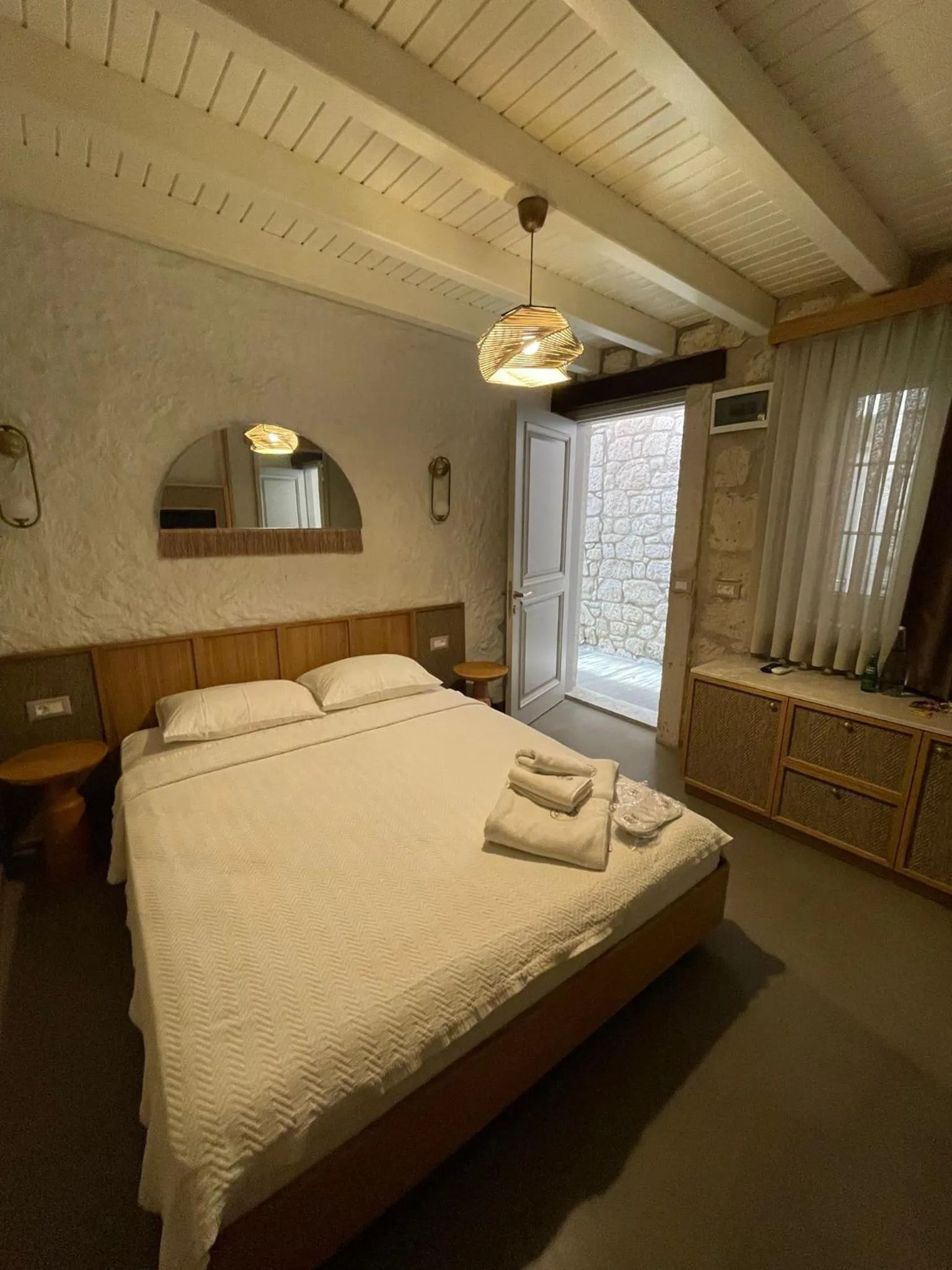 Bed in Monk Alaçatı