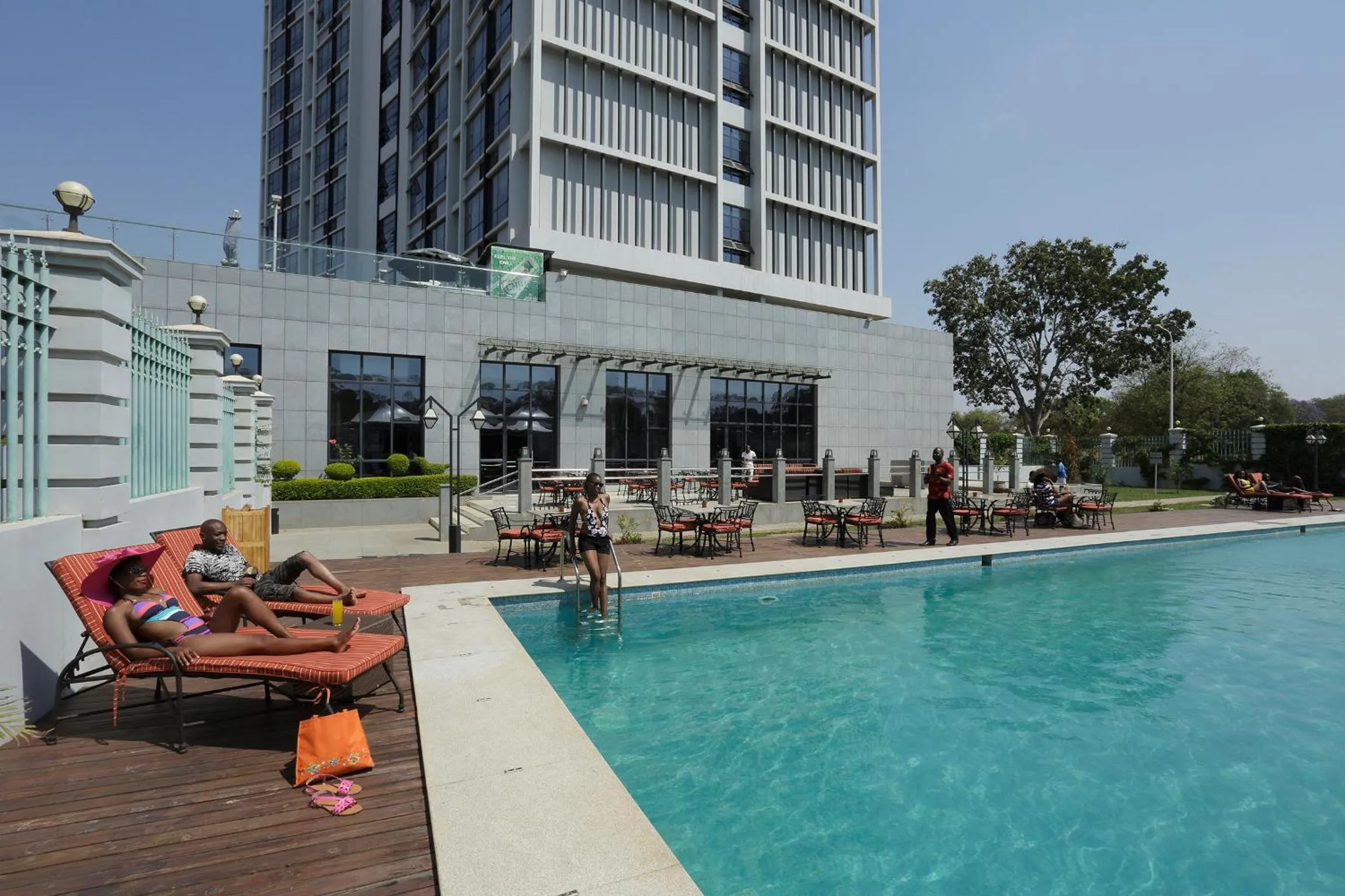 Swimming pool in President Hotel at Umodzi Park