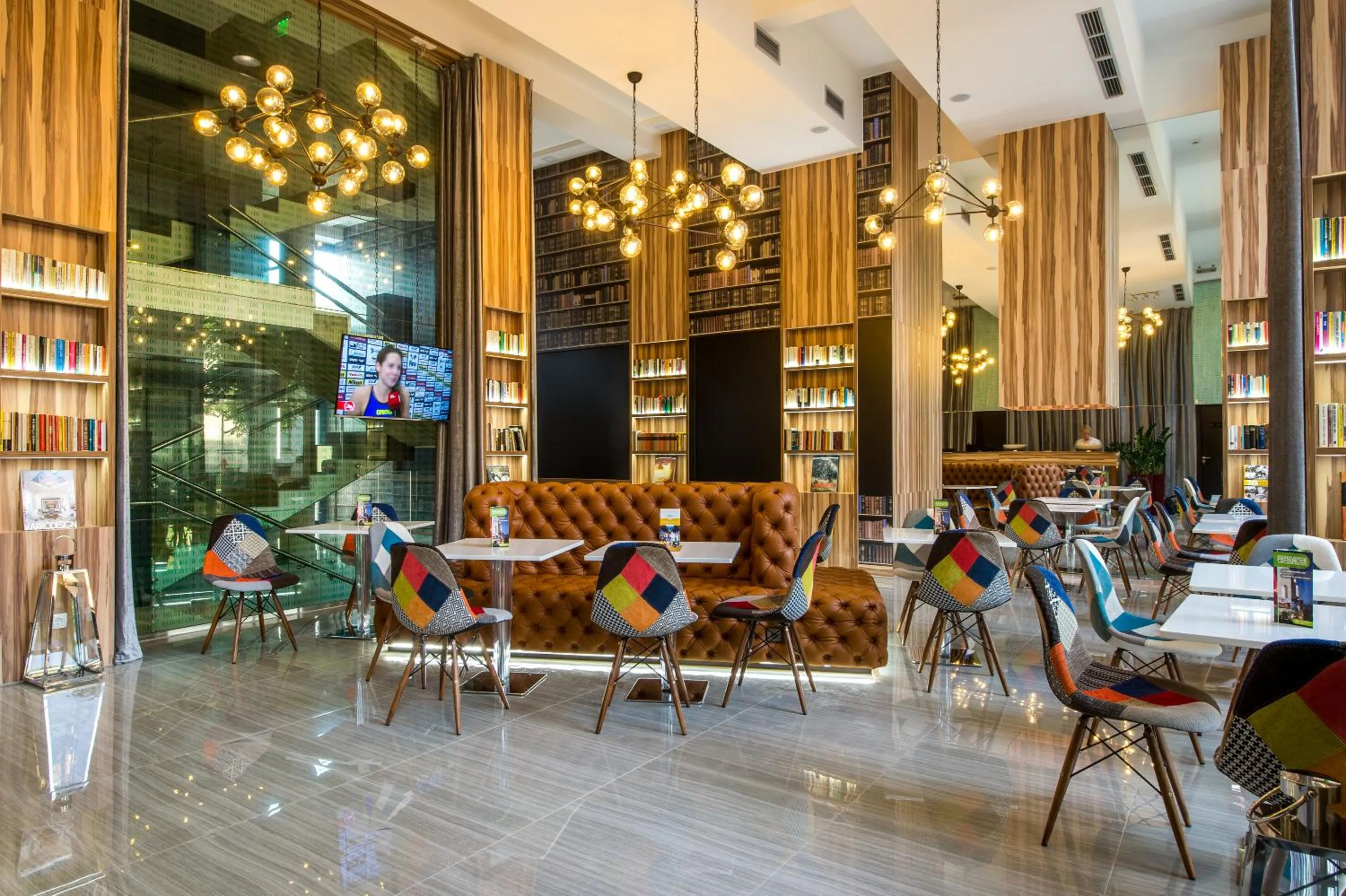 Lobby or reception in Science Hotel