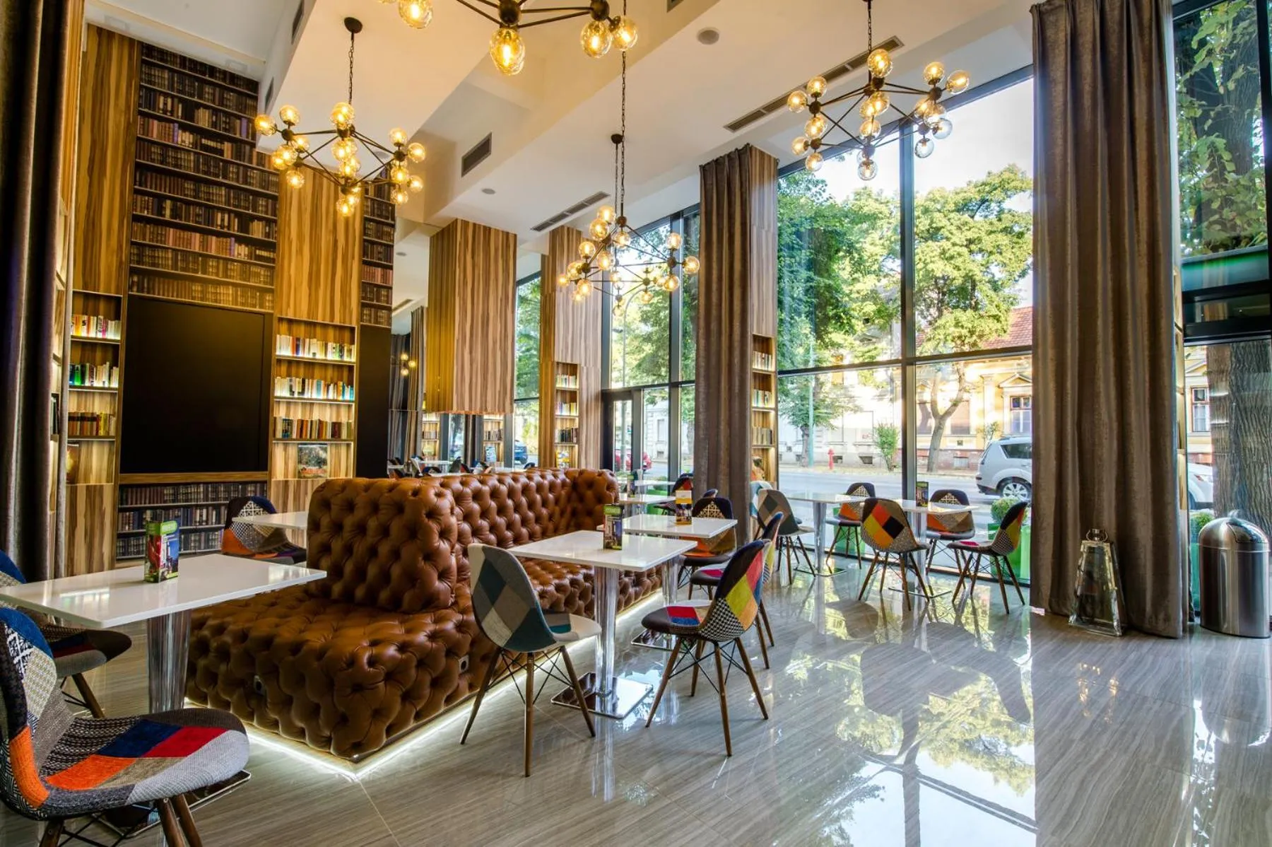 Lobby or reception in Science Hotel