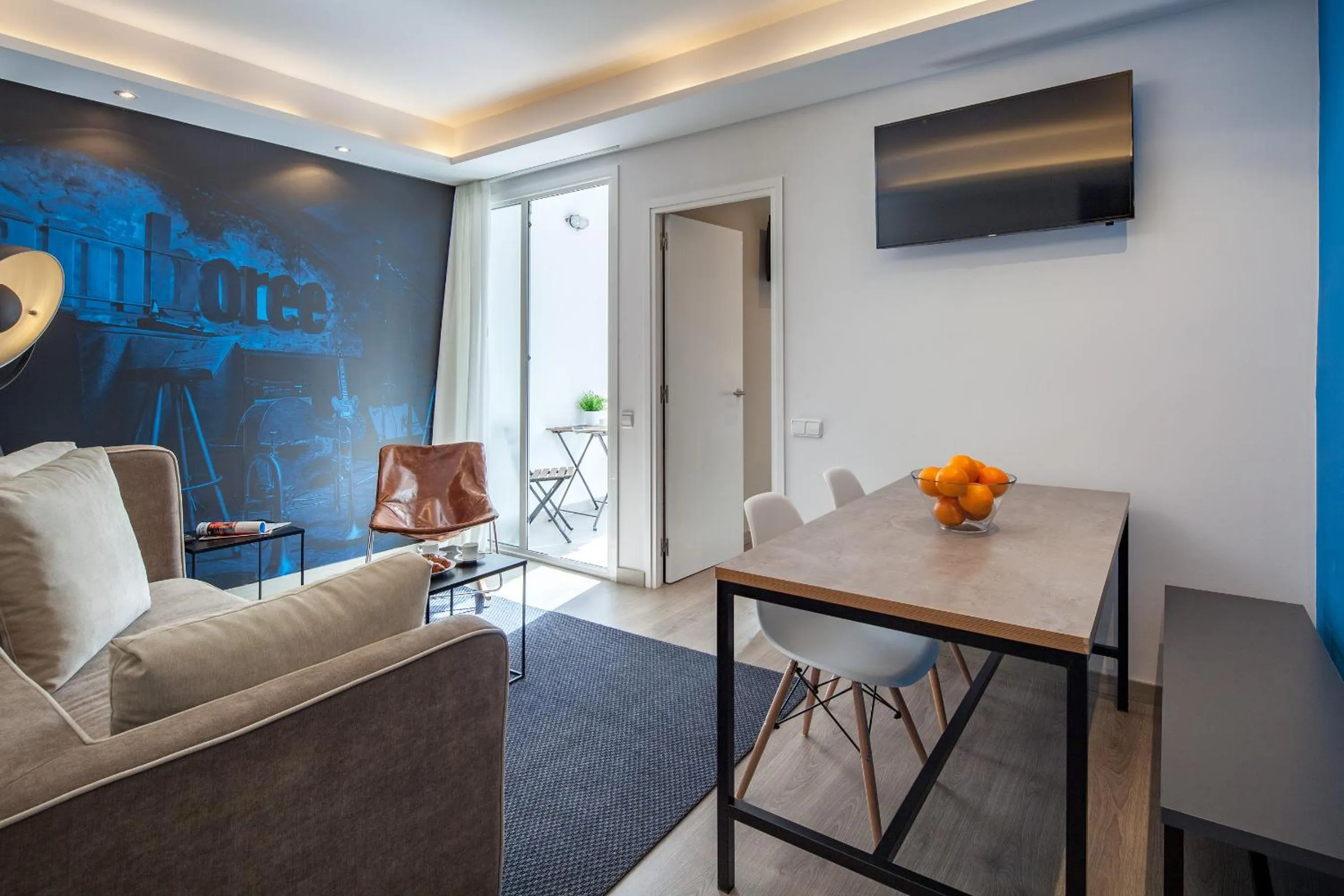 Living room in Habitat Apartments Cool Jazz