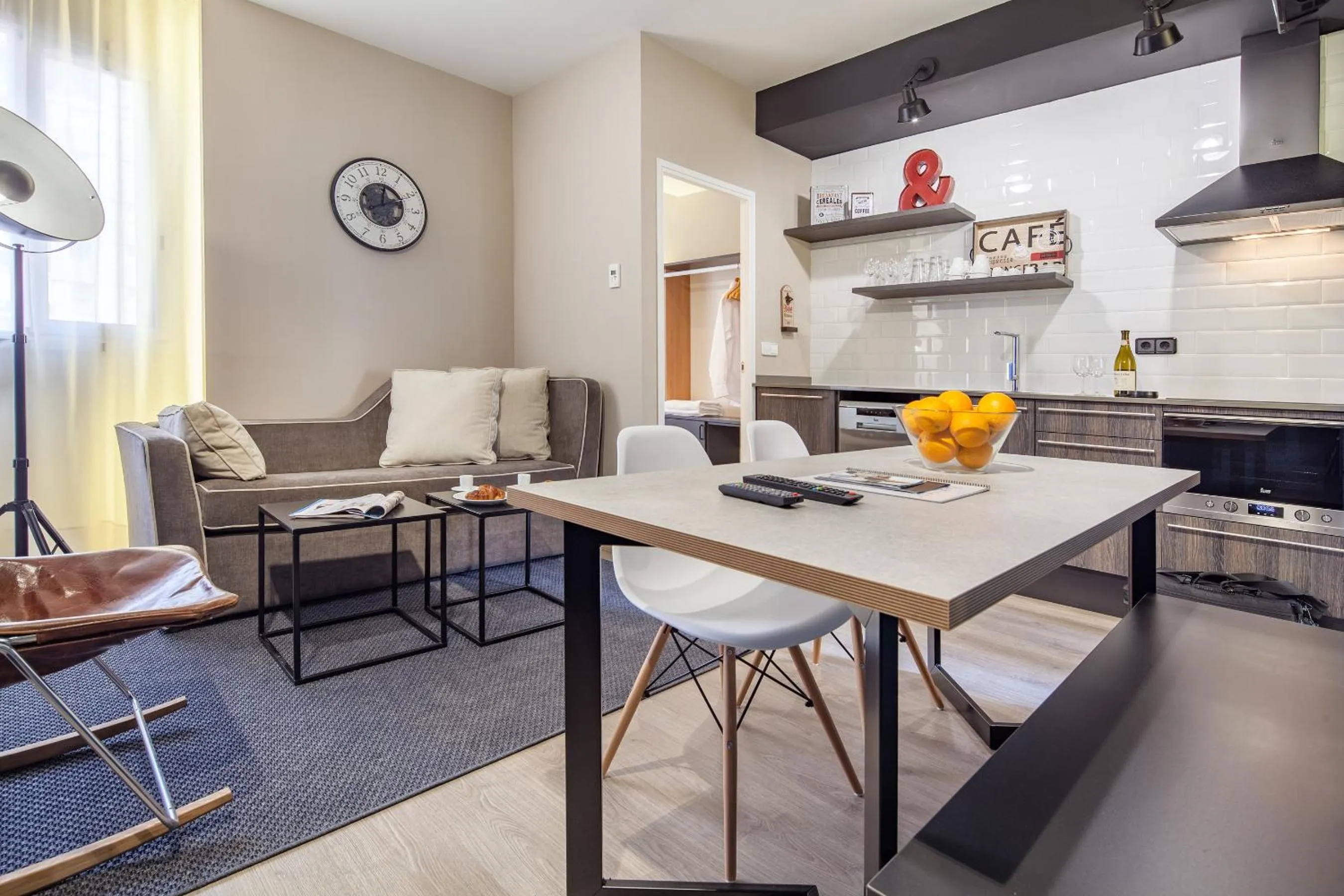 Living room in Habitat Apartments Cool Jazz