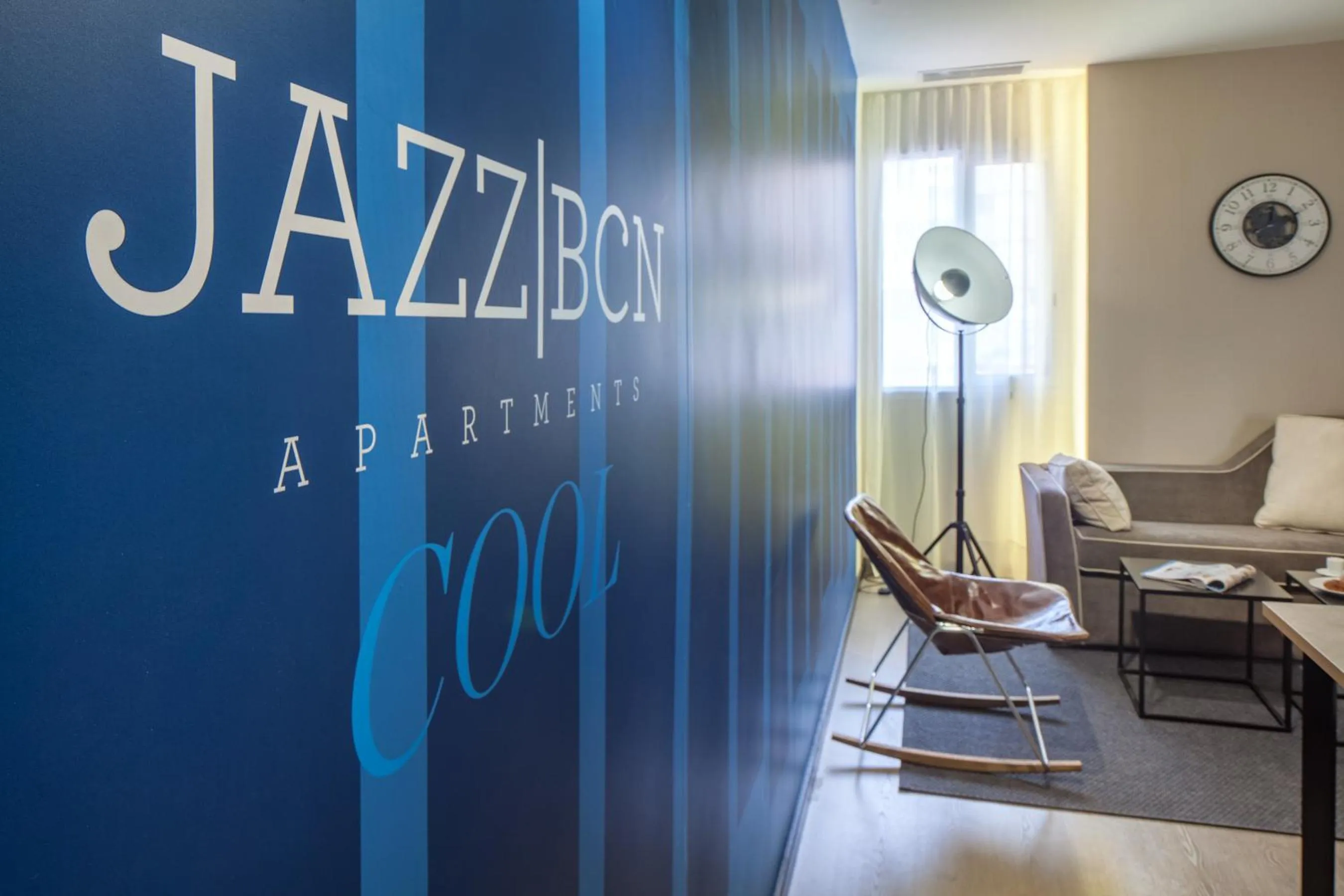 Living room in Habitat Apartments Cool Jazz