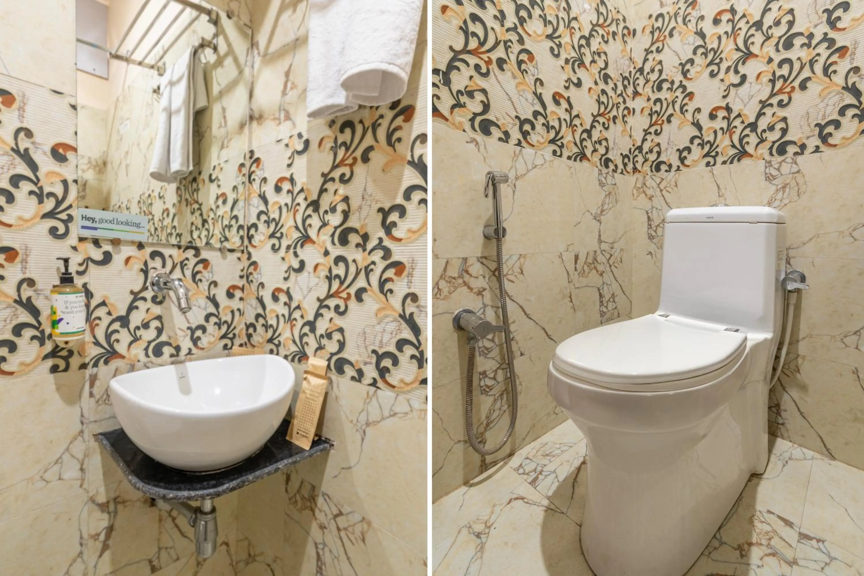 Bathroom in Treebo Raj Palace