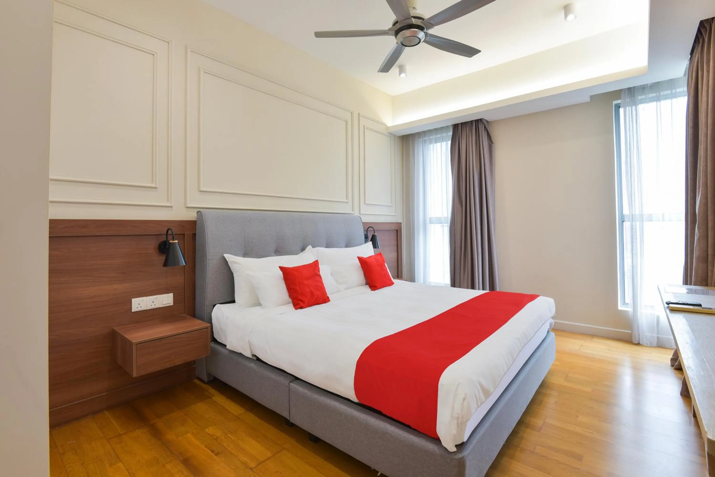 Bedroom, Bed in Sunday Hotel Near Petronas Twin Tower Formerly Suasana Suites