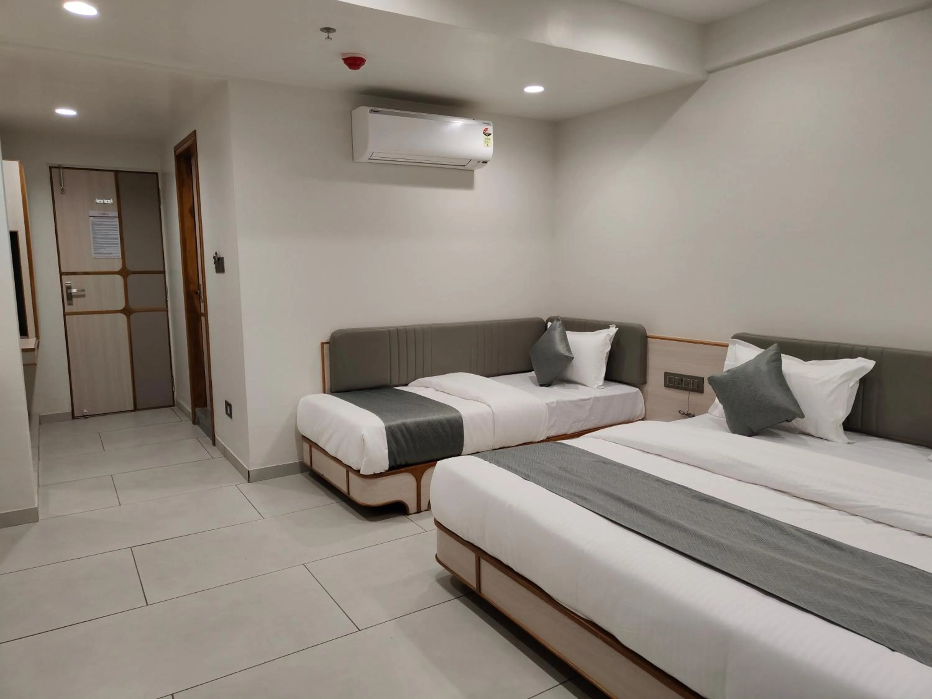 Bed in Hotel Kozar